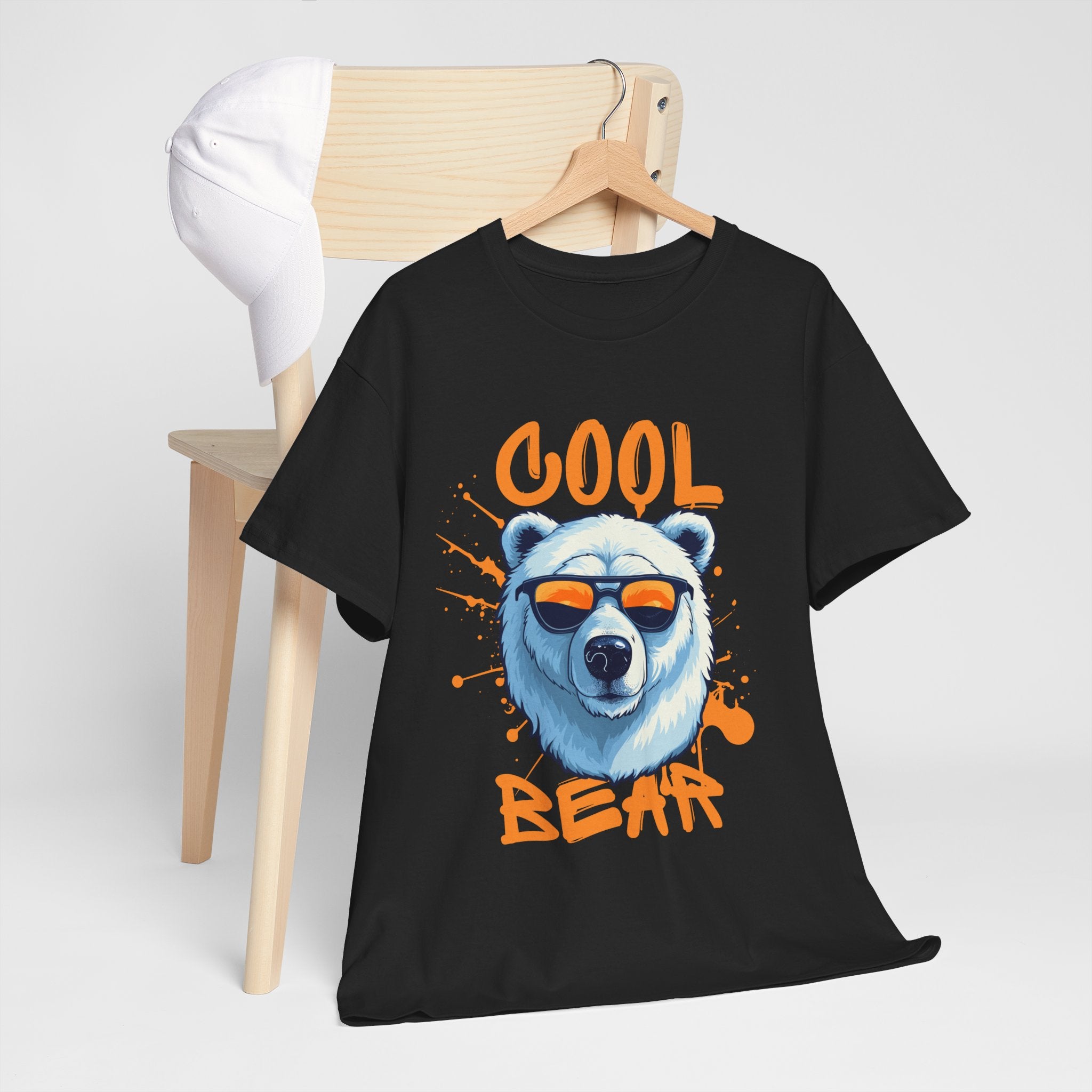 Cool Bear Unisex Heavy Cotton Tee | Fun Graphic Shirt