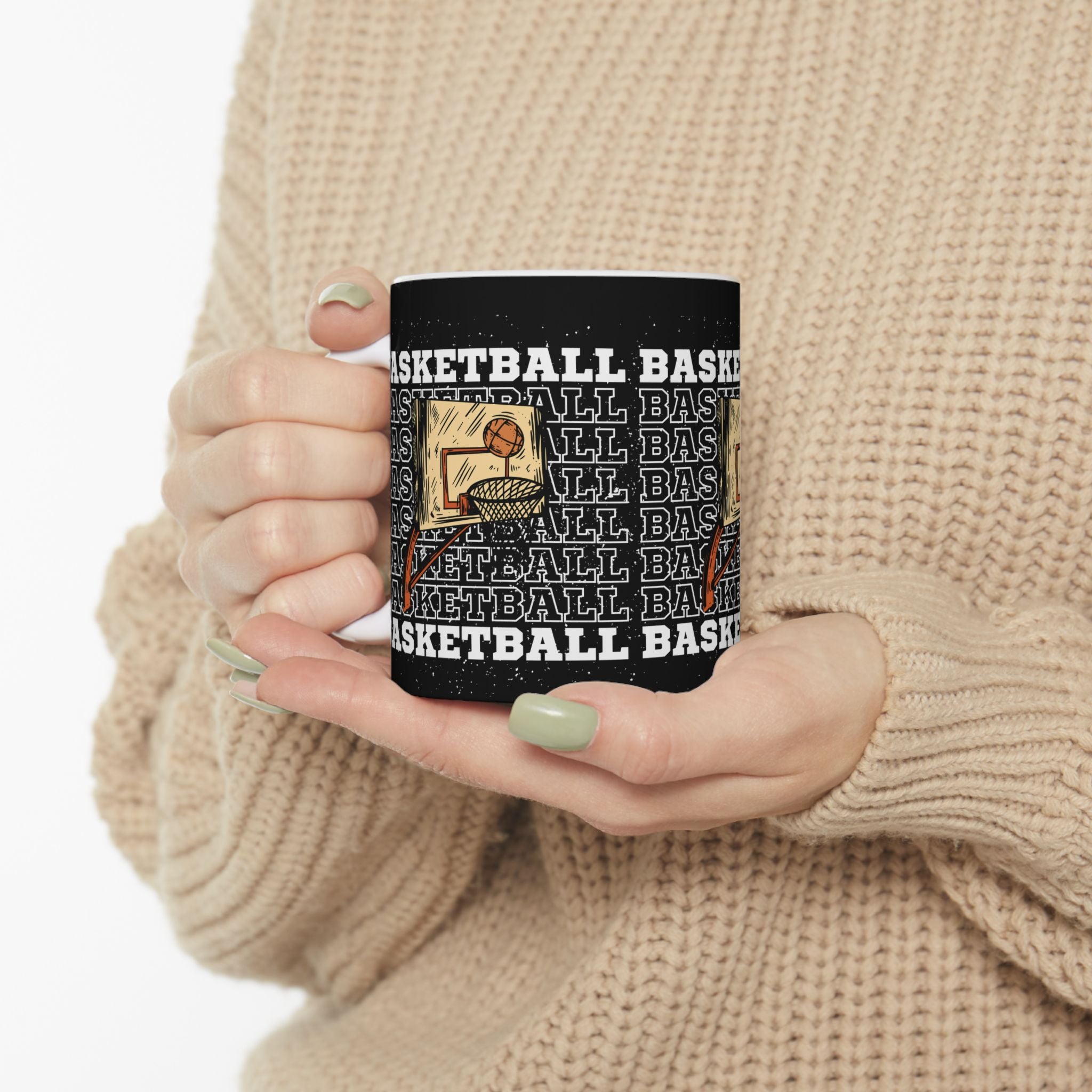 Basketball Ceramic Mug for Sports Lovers