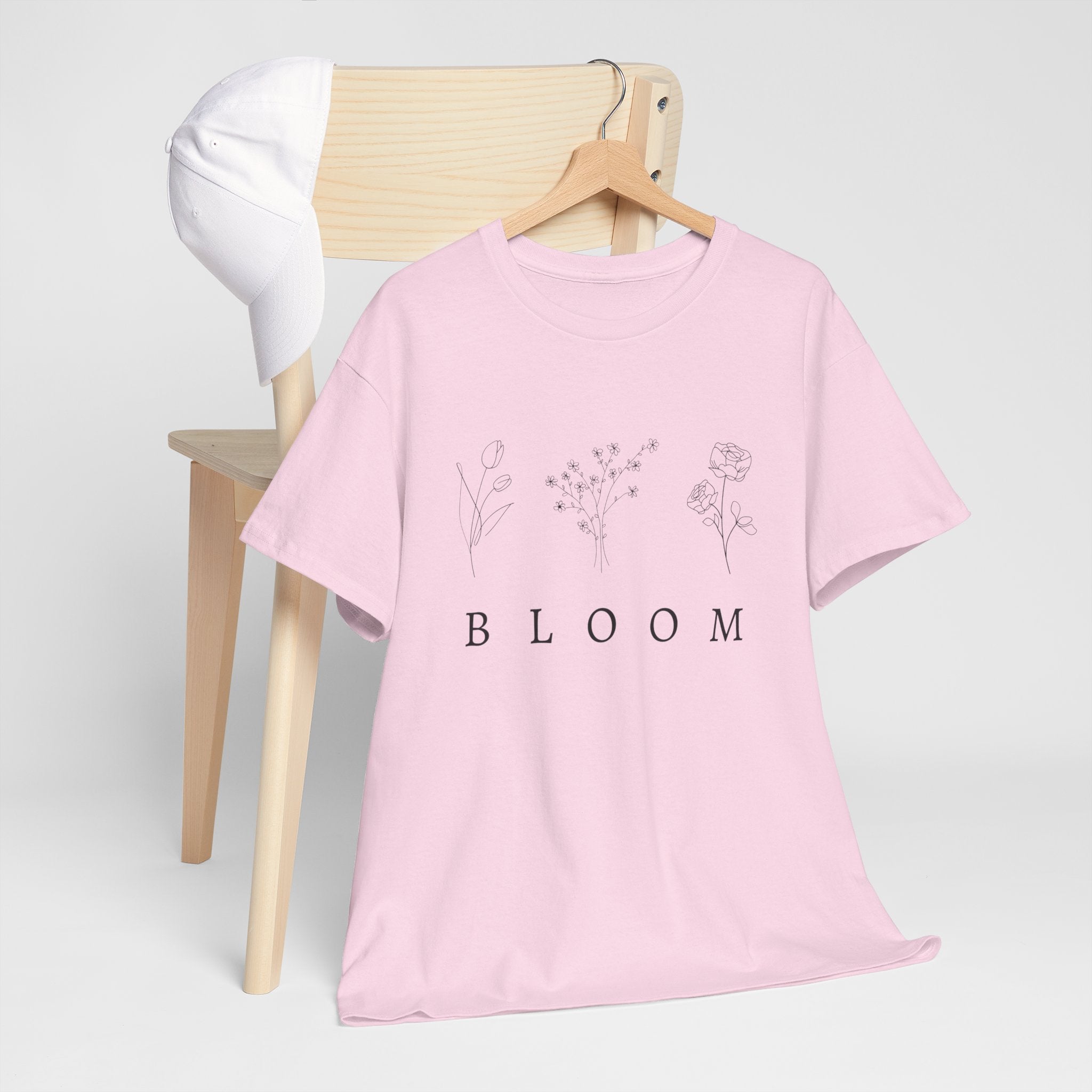 Bloom Unisex Heavy Cotton Tee, Casual T-Shirt