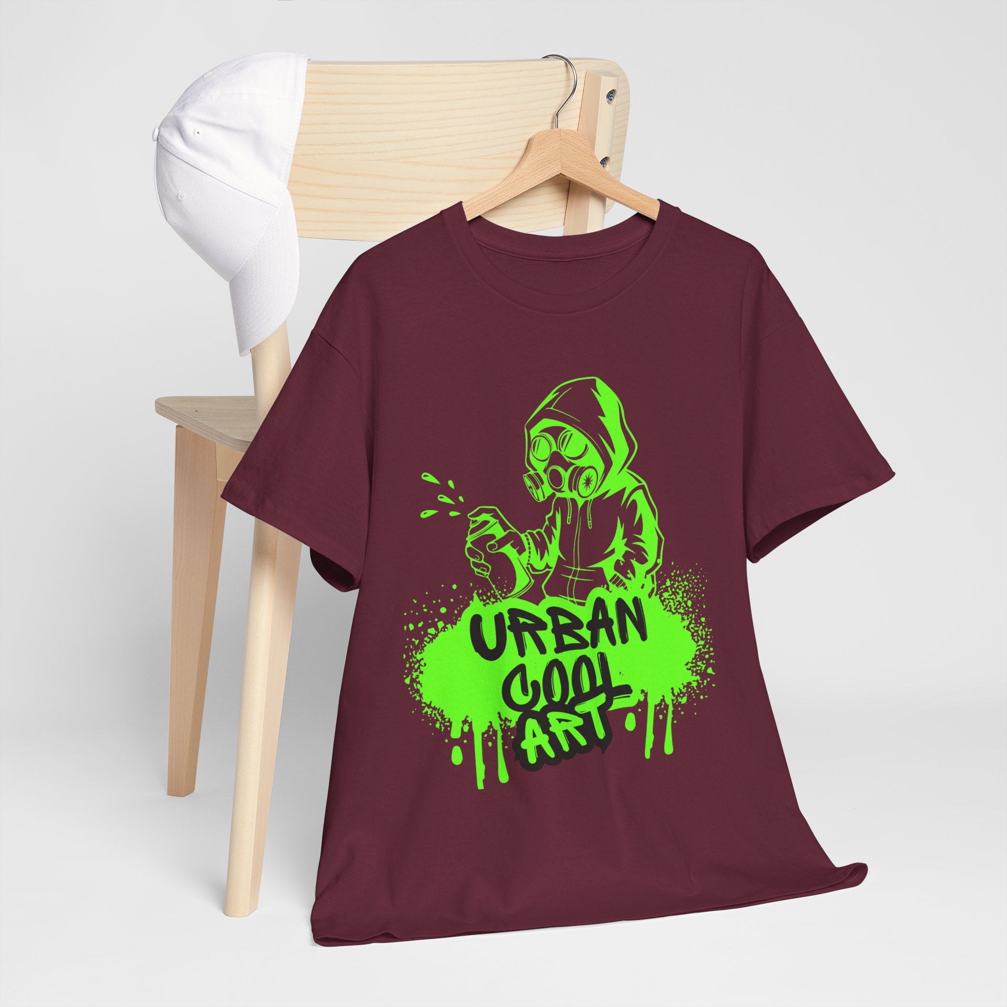 Urban Cool Art Unisex Heavy Cotton Tee | Streetwear, Graffiti Style