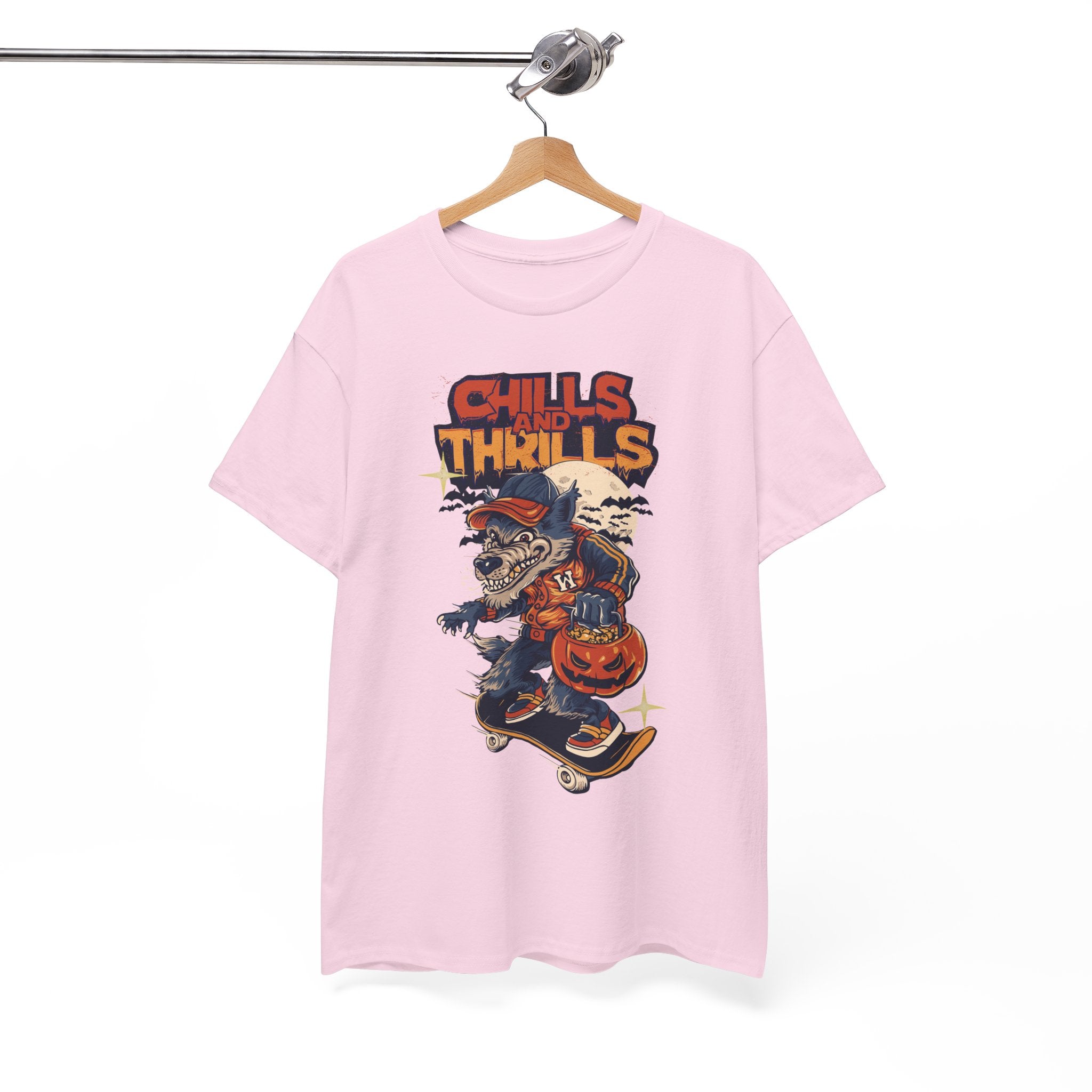 Spooky Skateboard Tee - Chills and Thrills