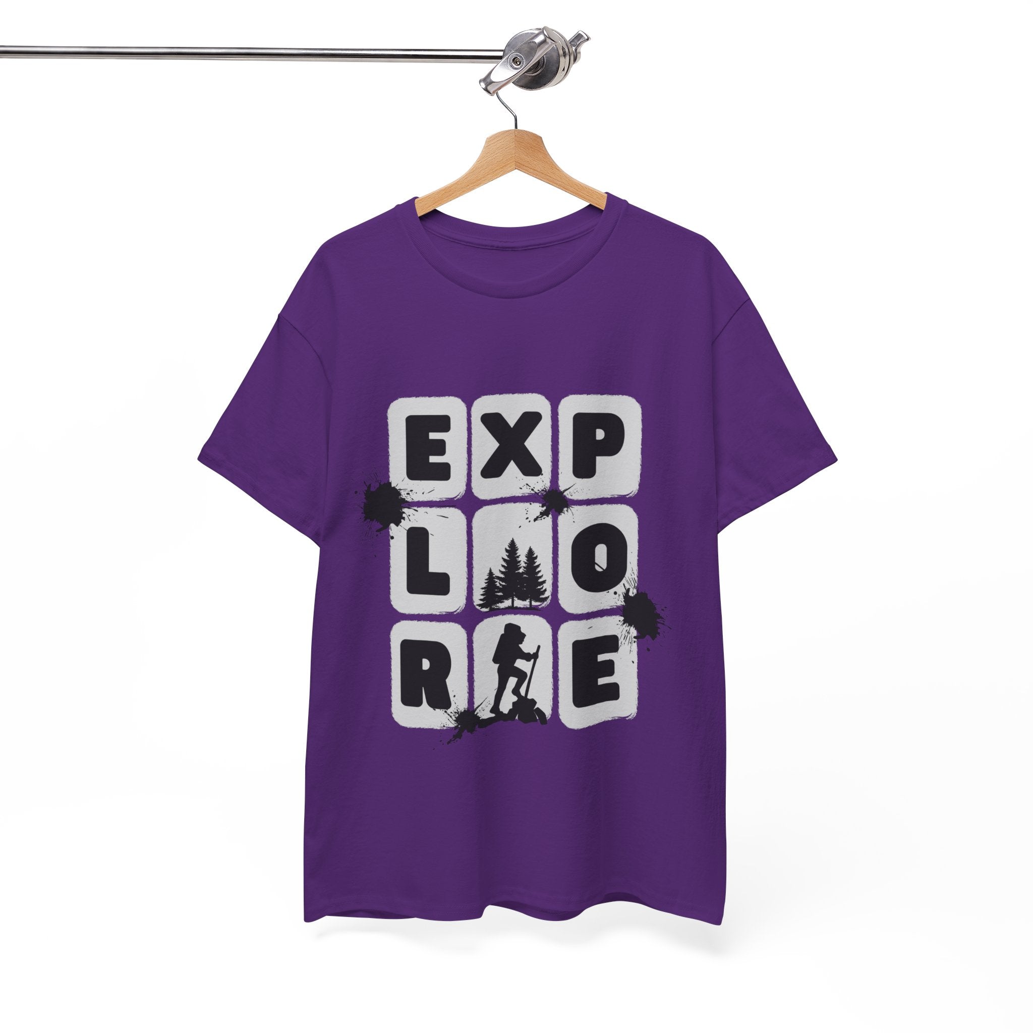 Explore Unisex Heavy Cotton Tee - Adventure Shirt