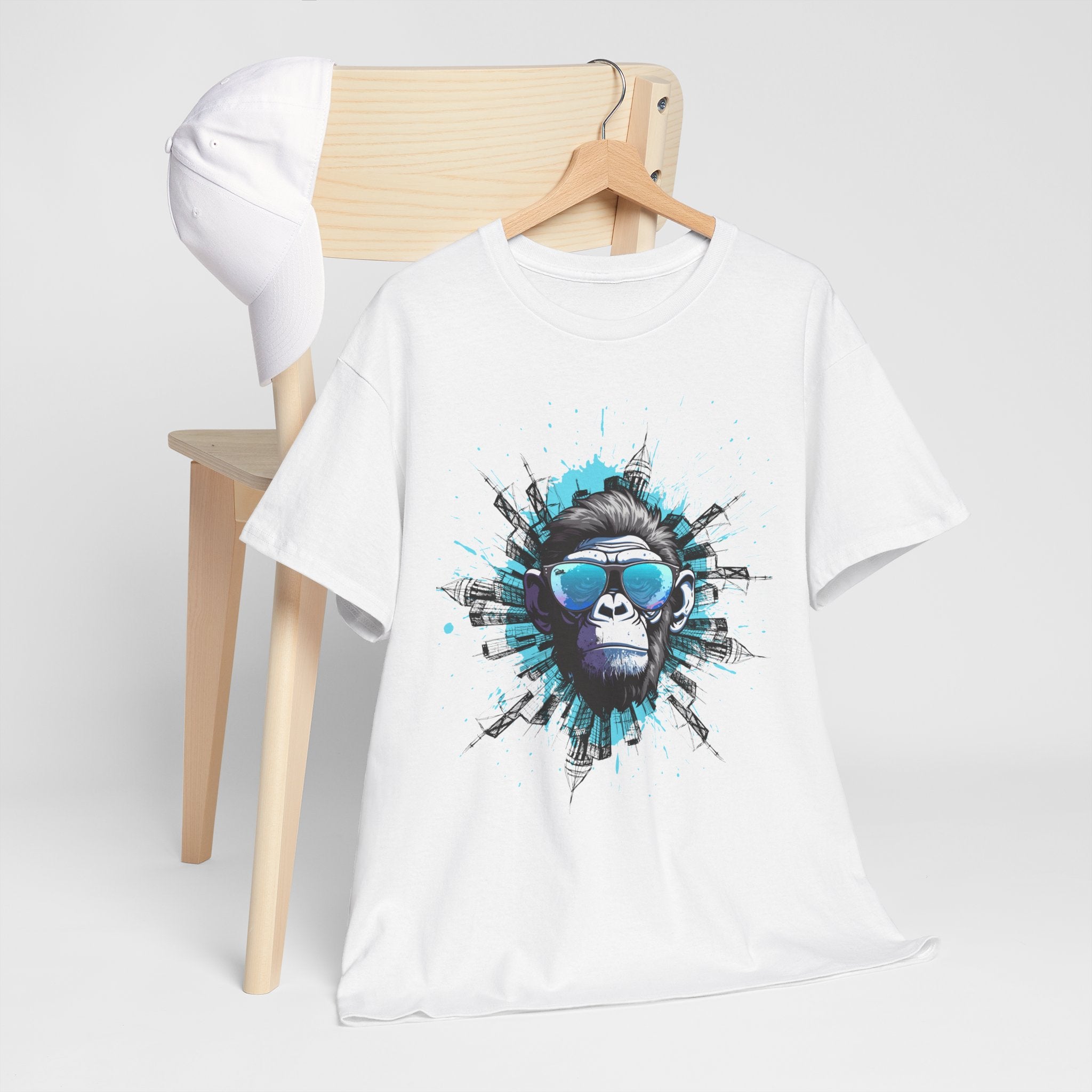Cool Monkey Graphic Tee - Funny Gift for Animal Lovers