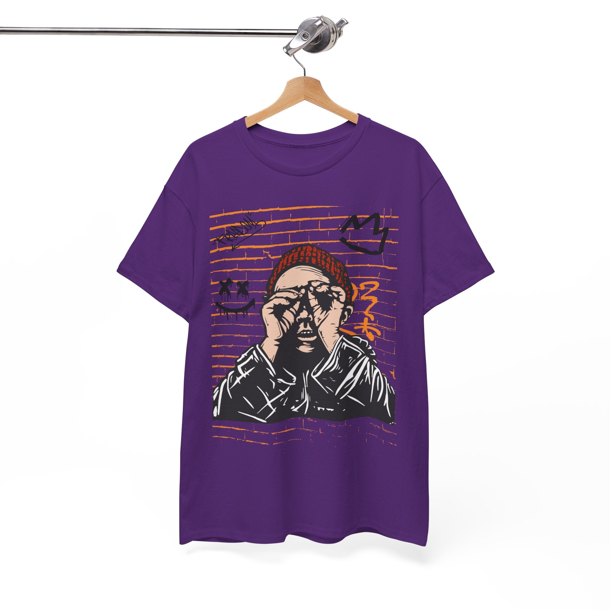 Street Art Unisex Heavy Cotton Tee, Graphic Tees