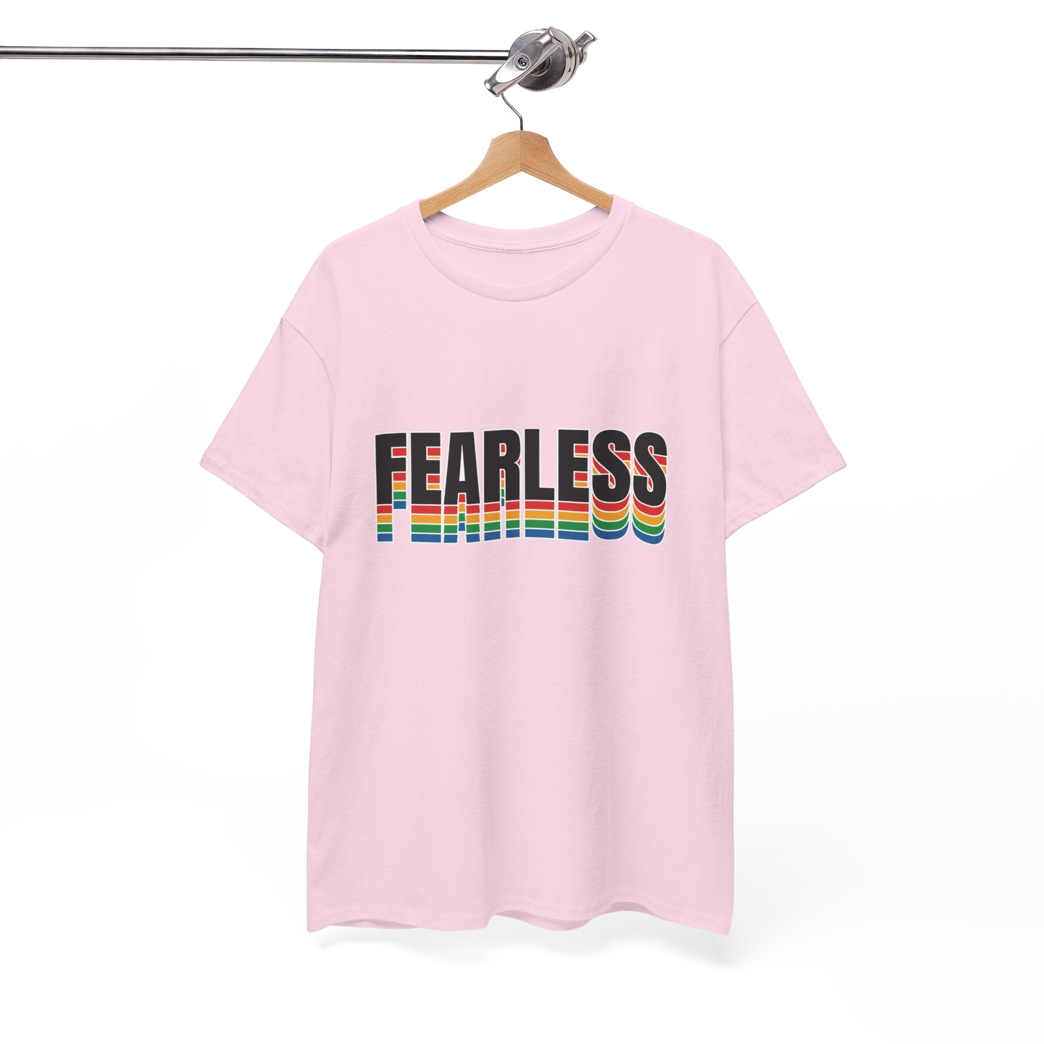 Fearless Unisex Heavy Cotton Tee - Motivational Graphic Shirt