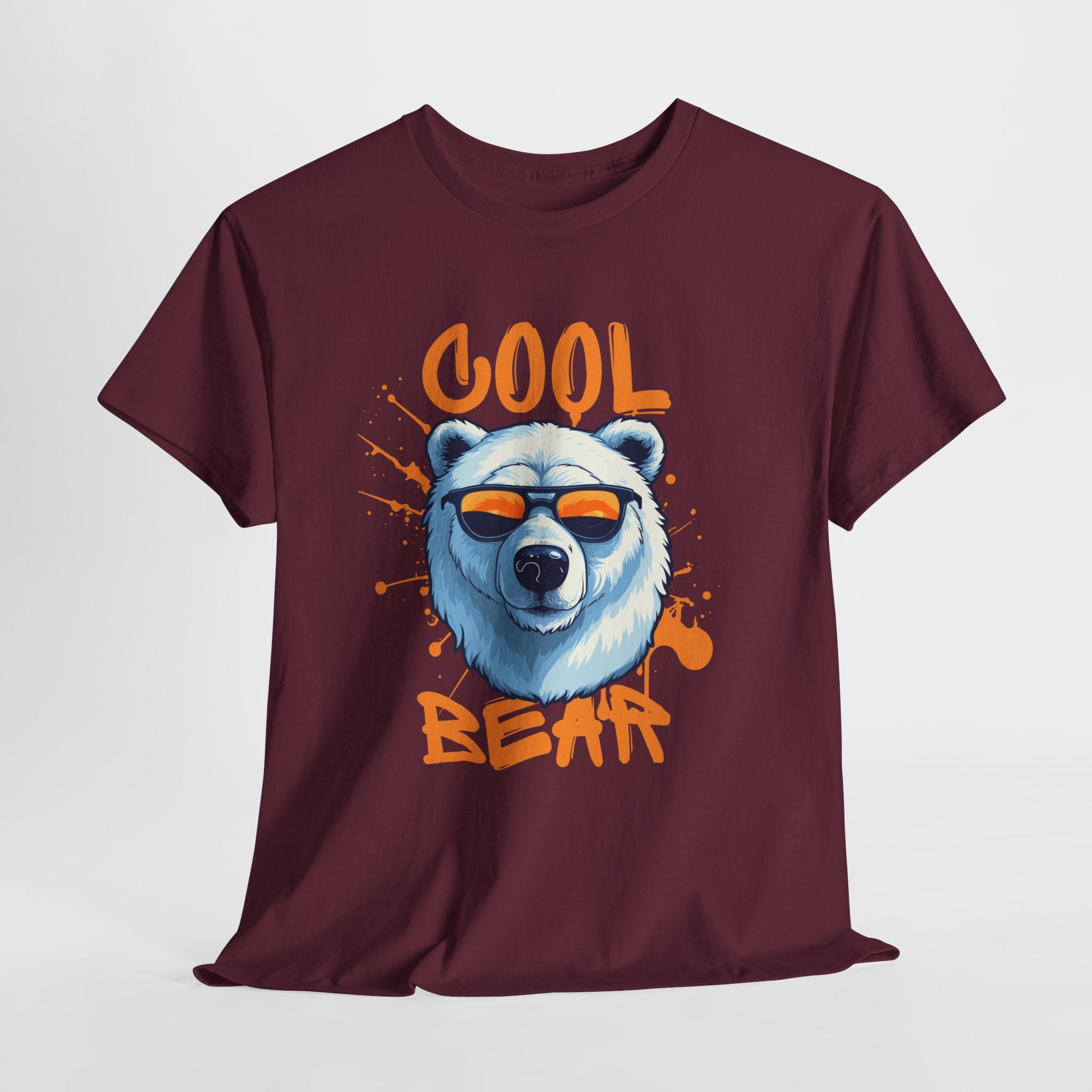 Cool Bear Unisex Heavy Cotton Tee | Fun Graphic Shirt