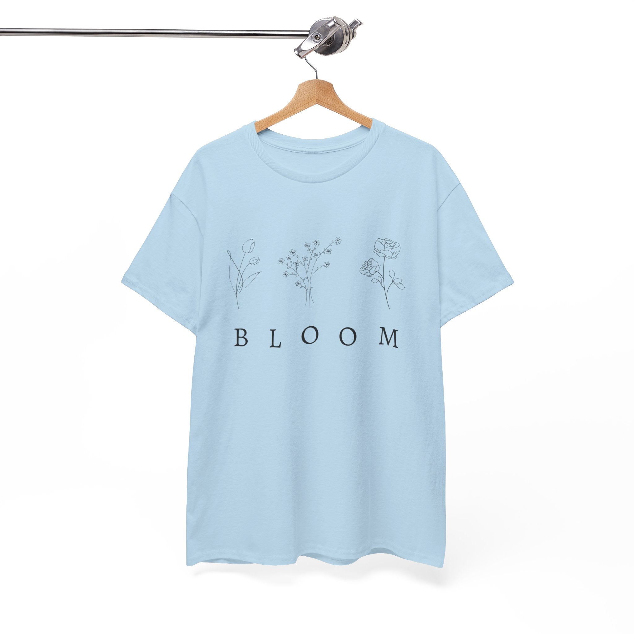 Bloom Unisex Heavy Cotton Tee, Casual T-Shirt