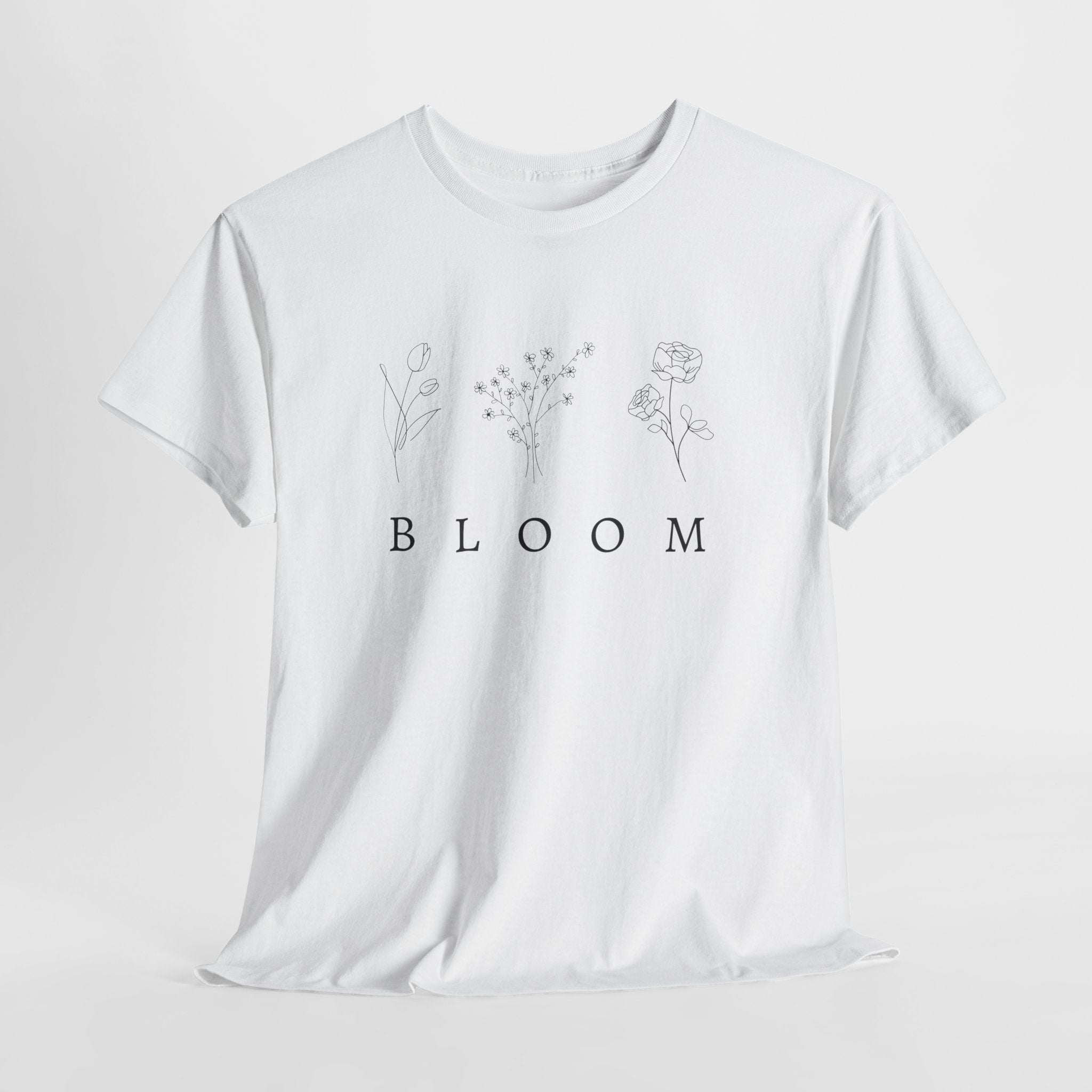 Bloom Unisex Heavy Cotton Tee, Casual T-Shirt
