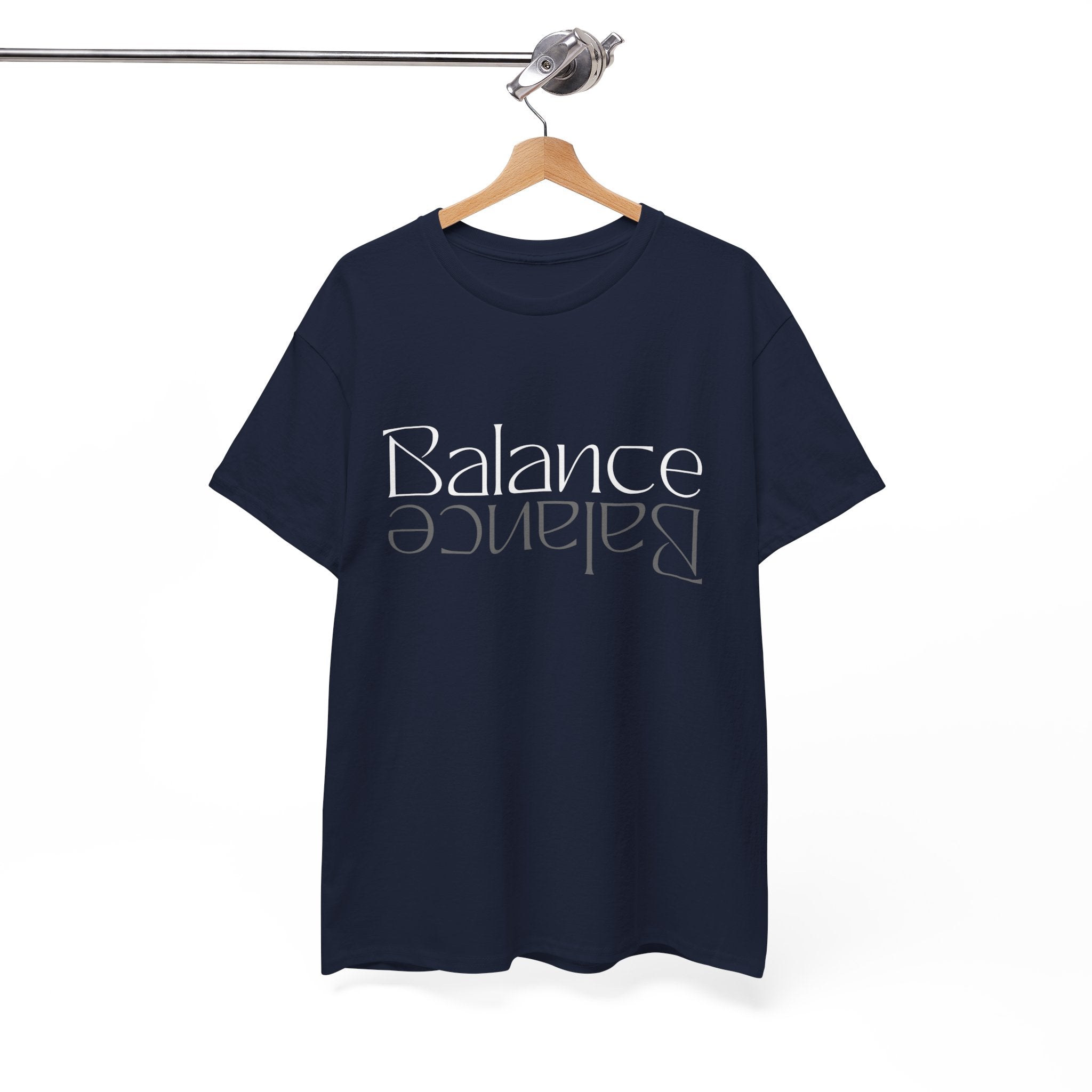 Stylish Unisex Tee with Balance Design, Casual Wear, Yoga Shirt