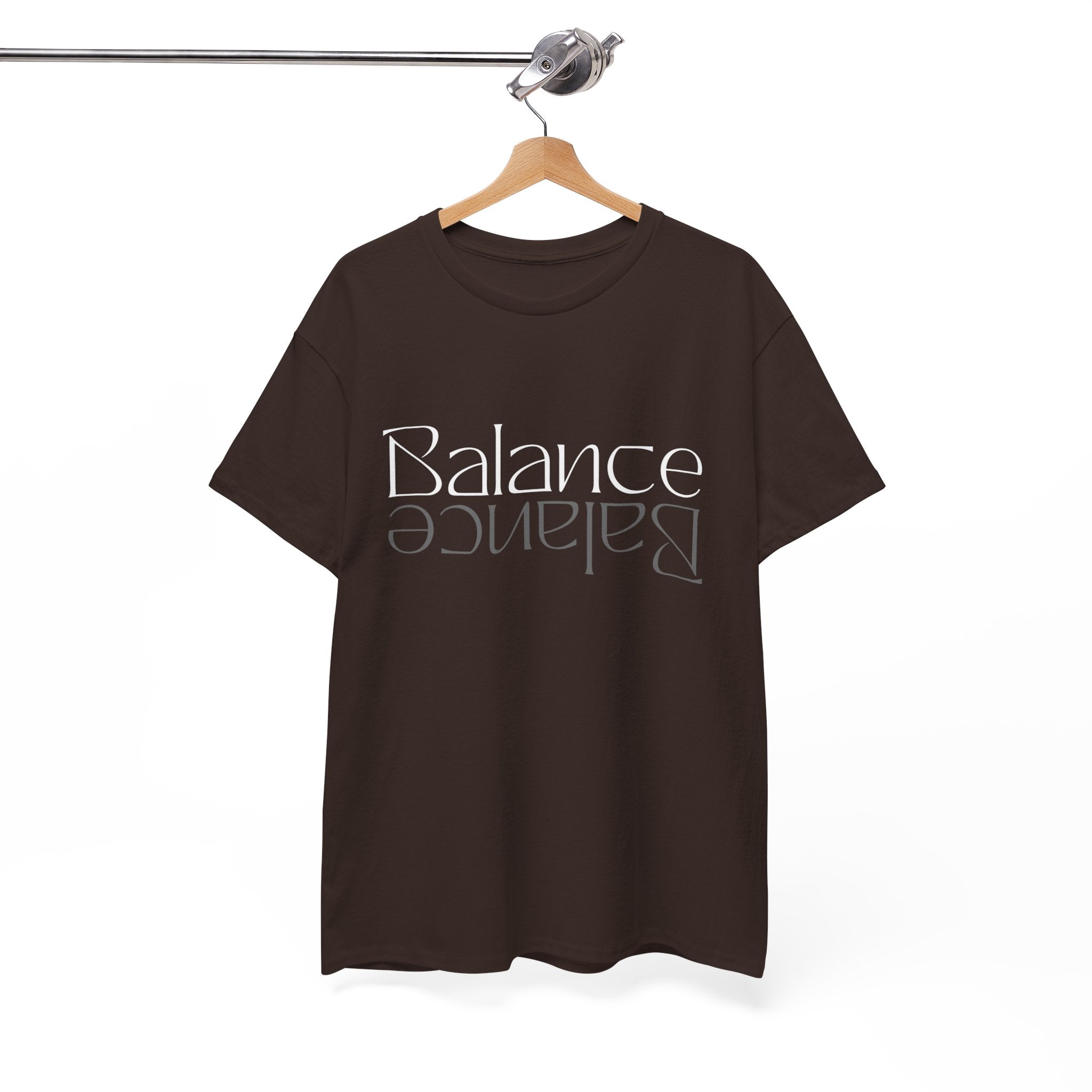 Stylish Unisex Tee with Balance Design, Casual Wear, Yoga Shirt