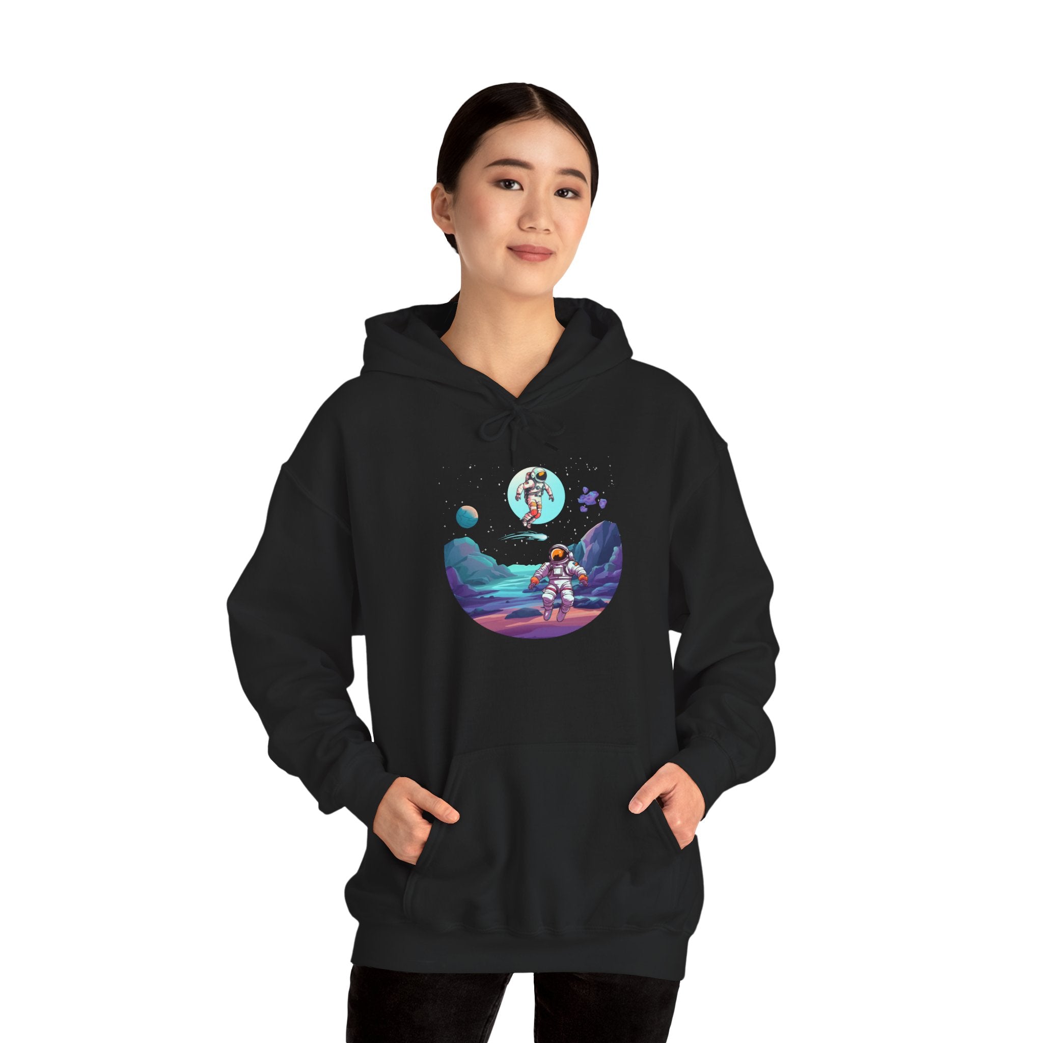 Cosmic Adventure Hoodie, Unisex Sweatshirt, Space Theme, Casual Fashion