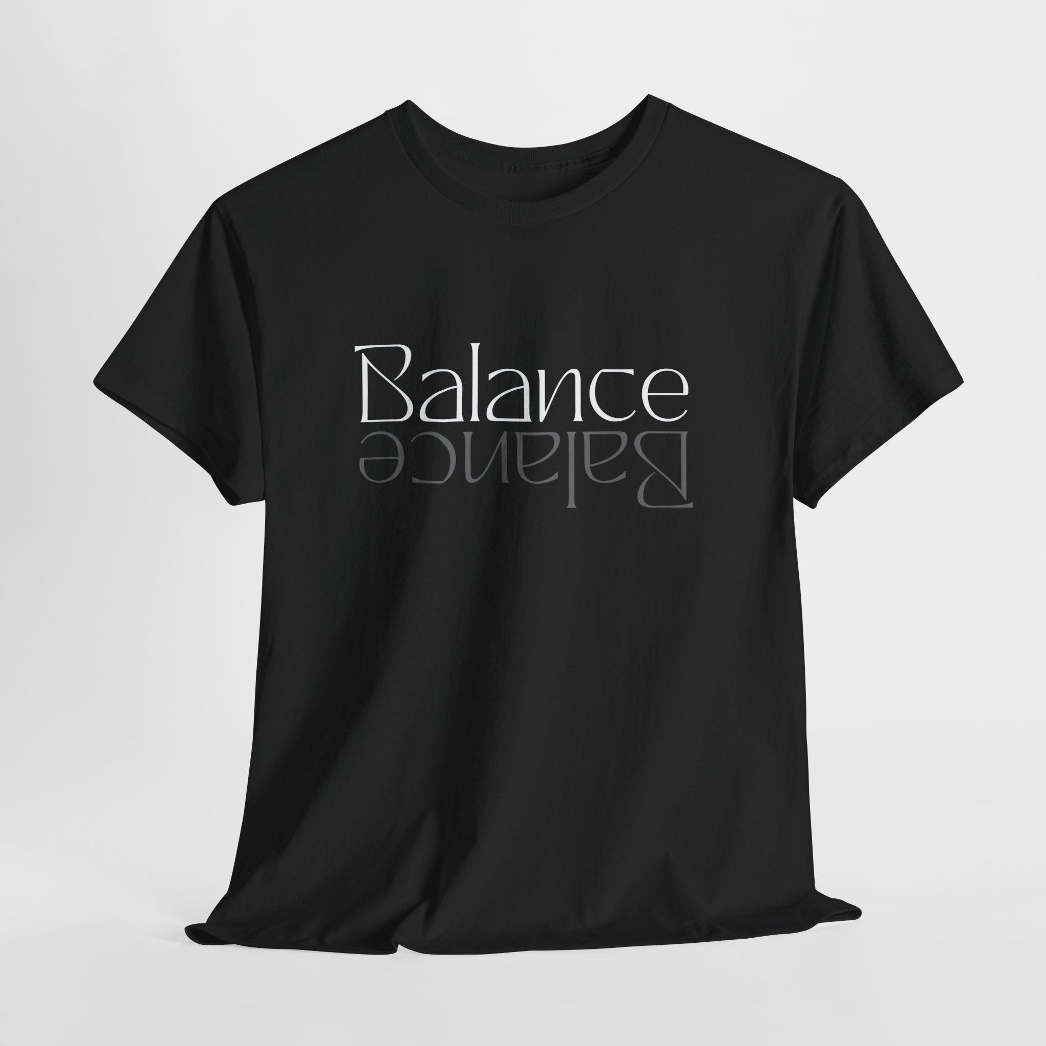 Stylish Unisex Tee with Balance Design, Casual Wear, Yoga Shirt