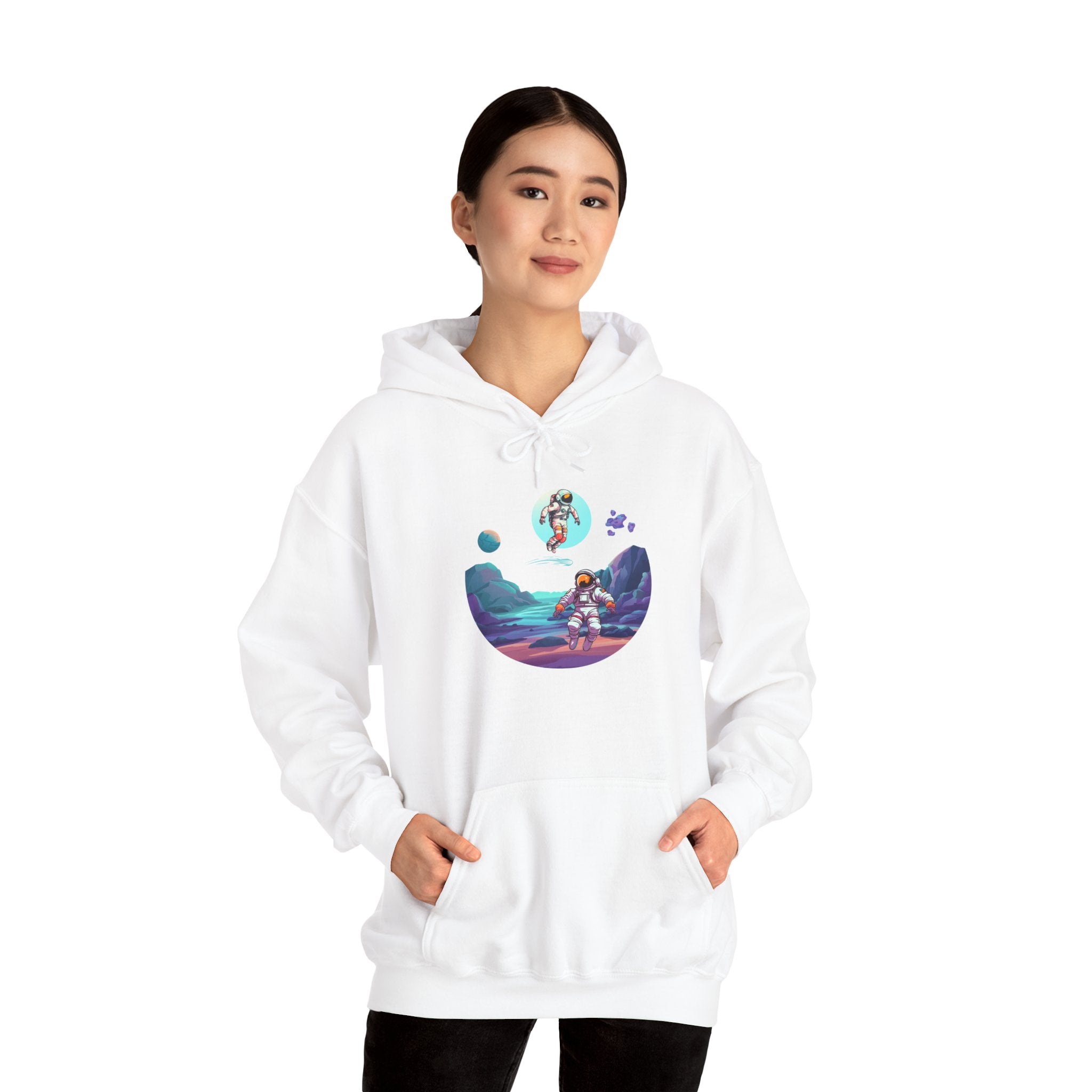 Cosmic Adventure Hoodie, Unisex Sweatshirt, Space Theme, Casual Fashion