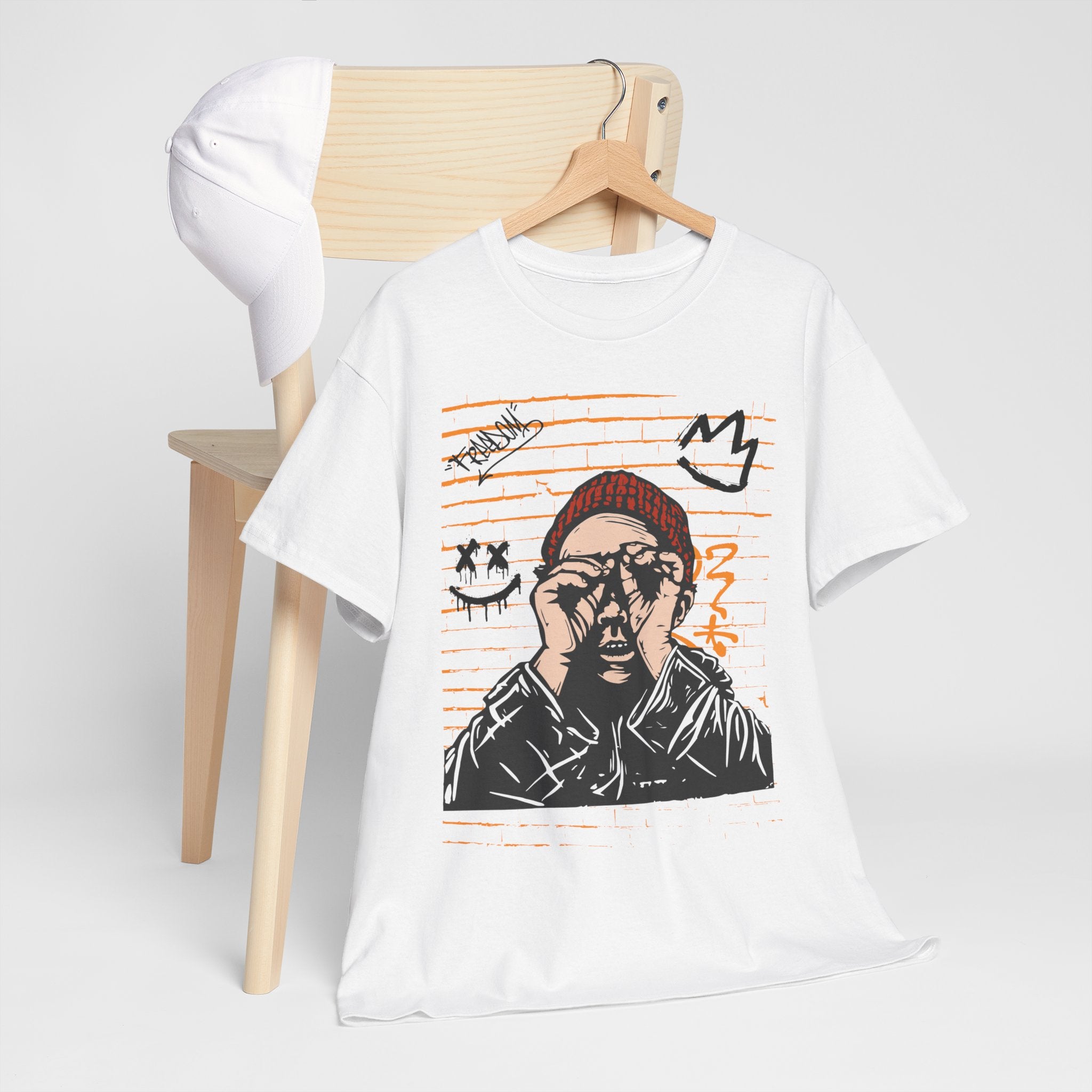 Street Art Unisex Heavy Cotton Tee, Graphic Tees