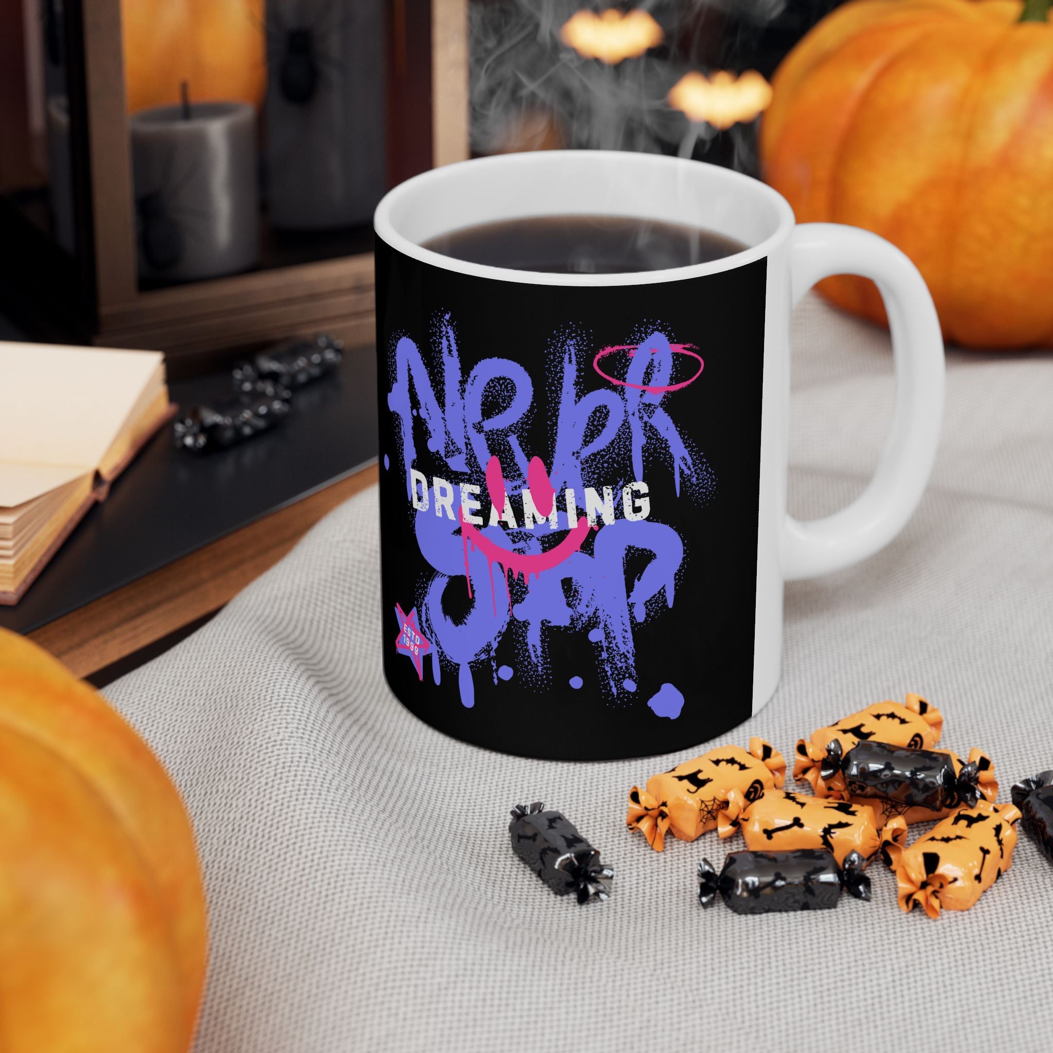 Vibrant Ceramic Mug - Inspirational Quote