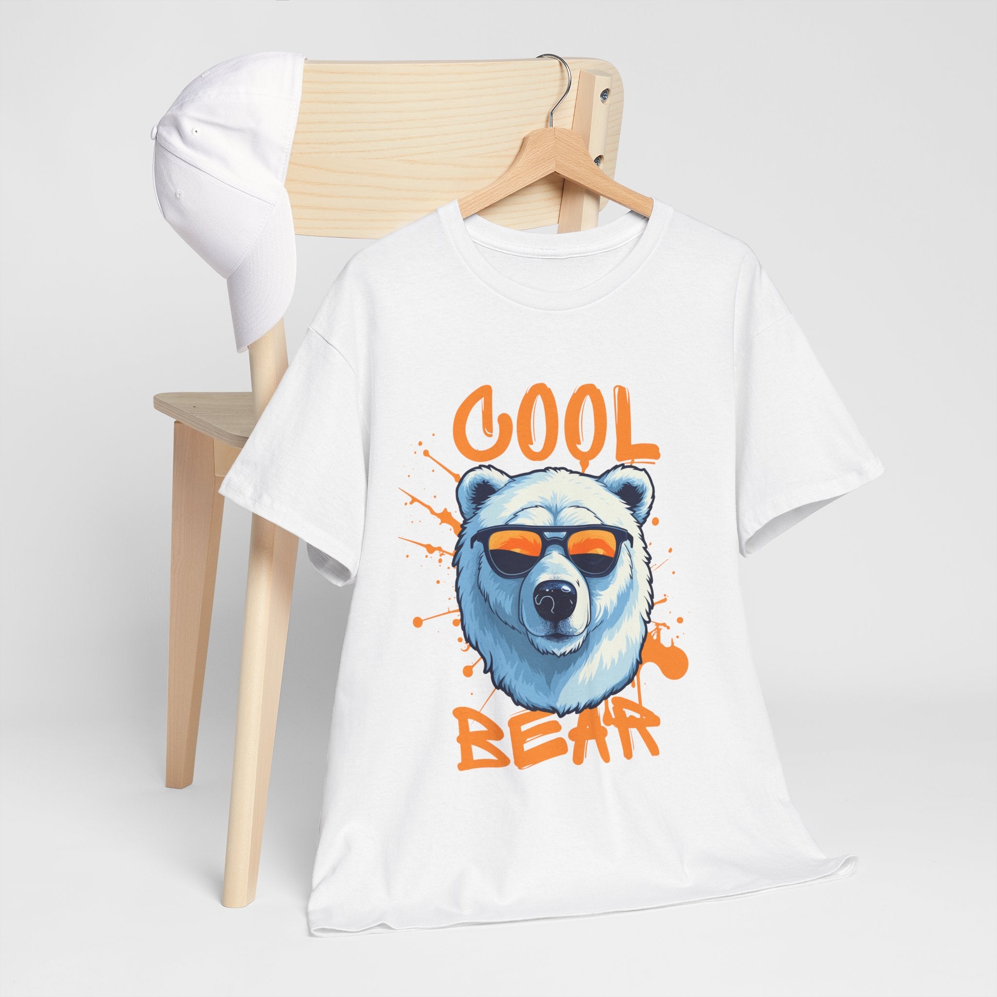 Cool Bear Unisex Heavy Cotton Tee | Fun Graphic Shirt