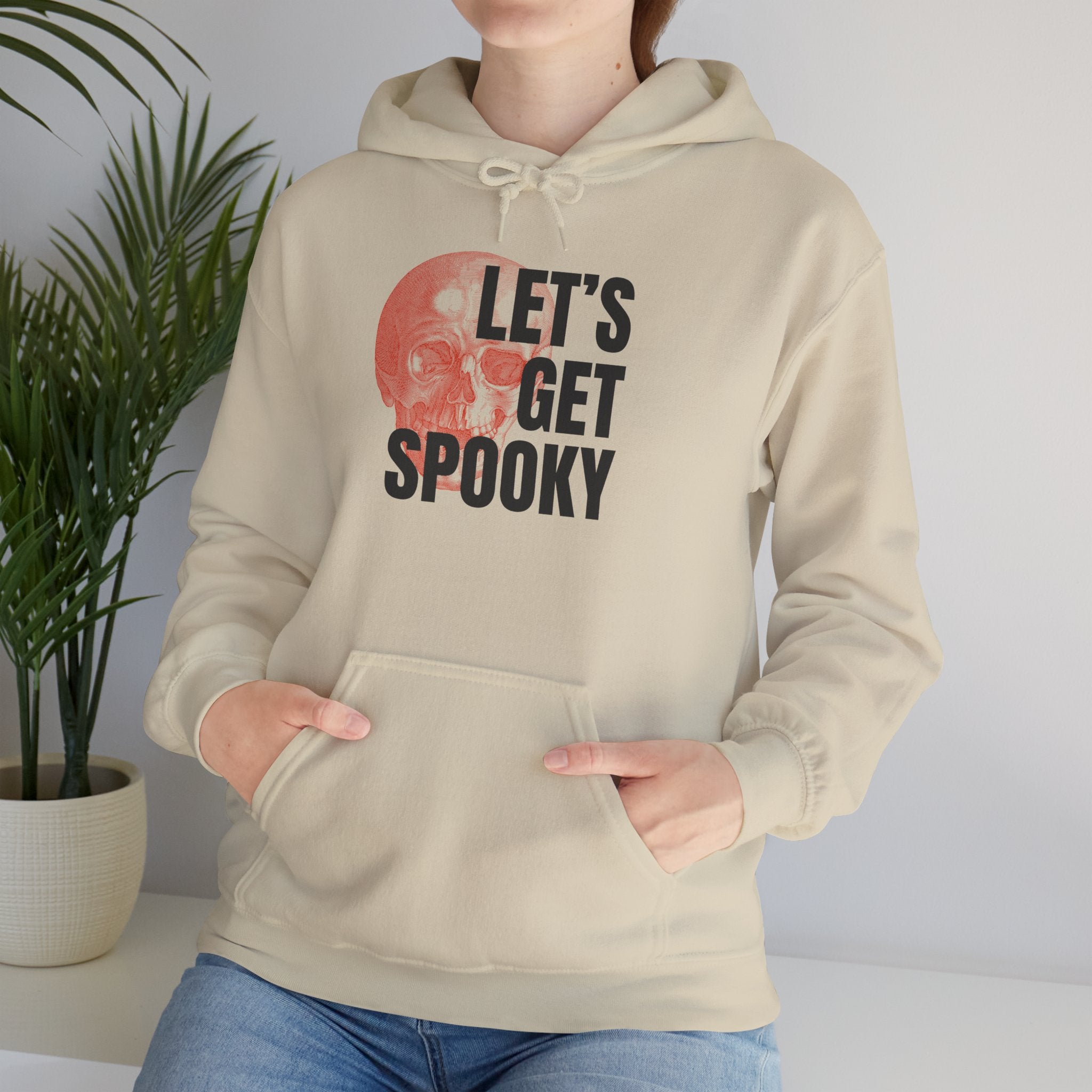 Unisex Spooky Hoodie, Halloween Sweatshirt, Cute Fall Apparel