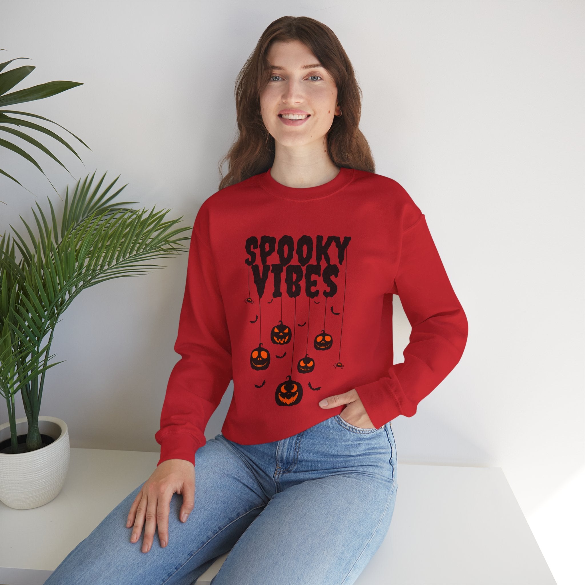 Spooky Vibes Sweatshirt | Halloween Crewneck