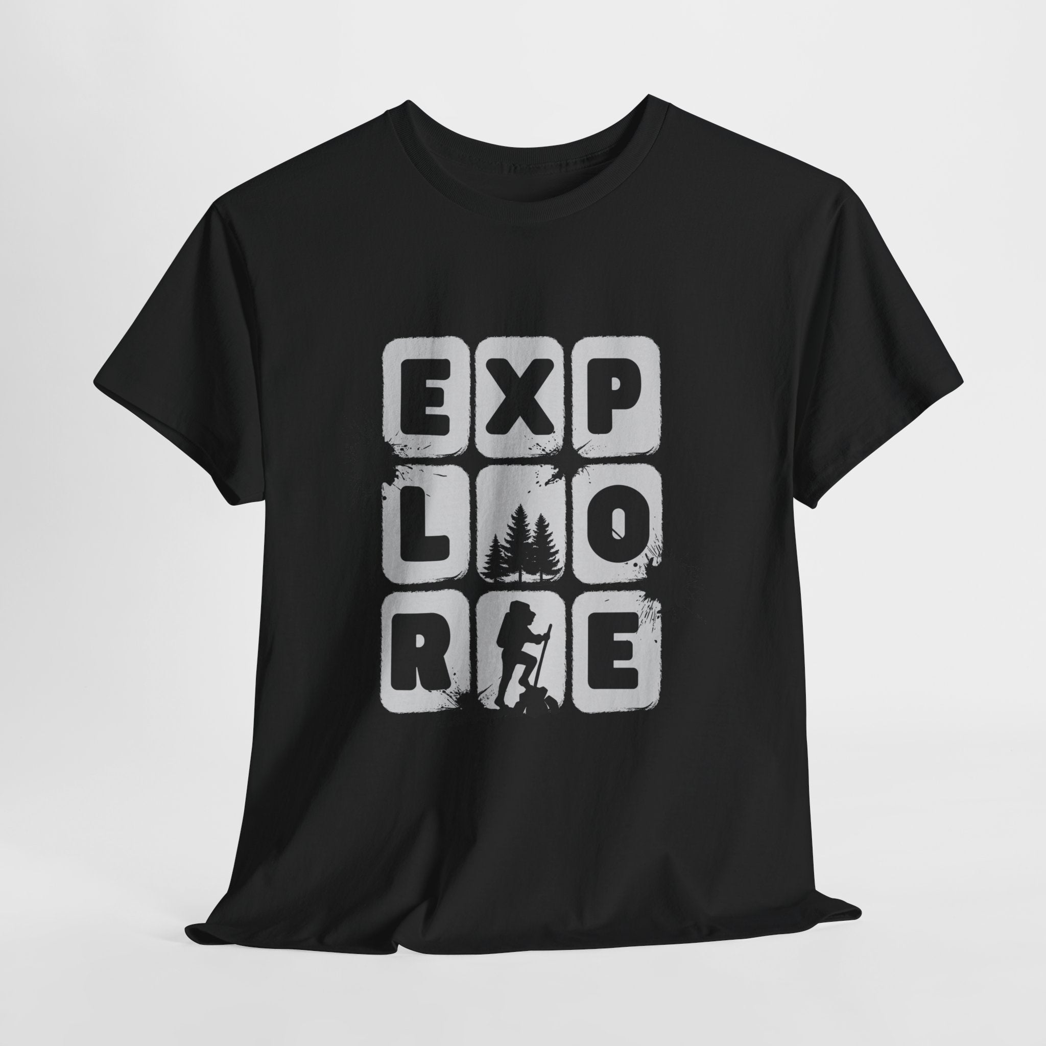 Explore Unisex Heavy Cotton Tee - Adventure Shirt