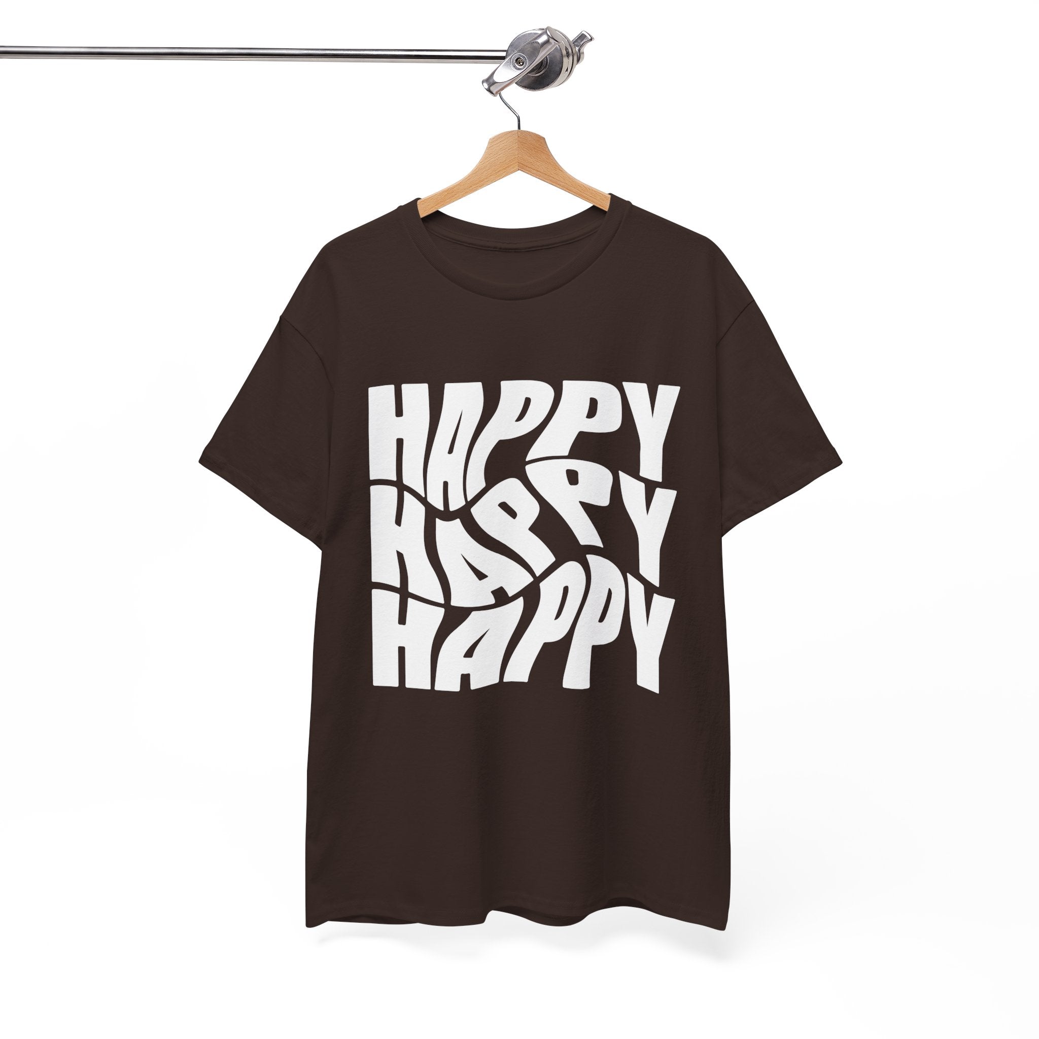 Happy Vibe Unisex Heavy Cotton Tee, Casual Wear