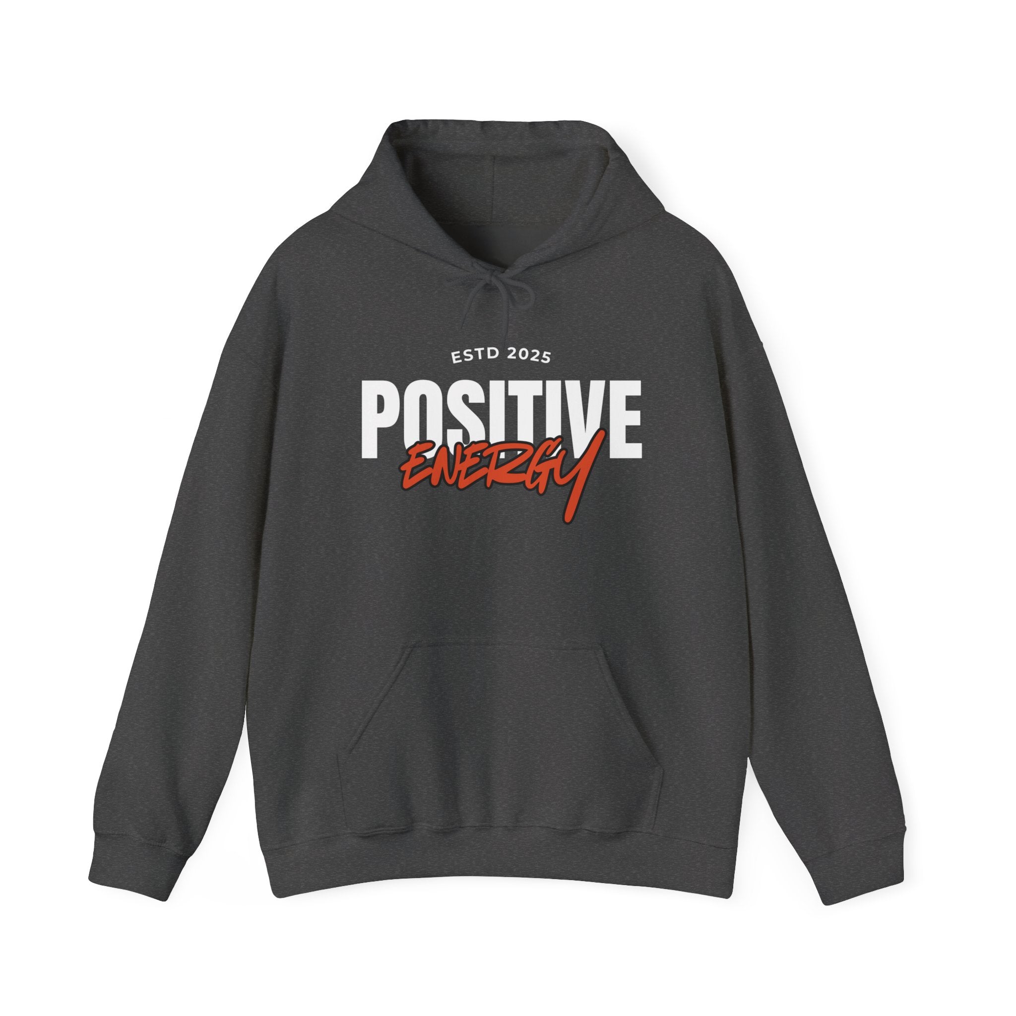 Positive Energy Hoodie - Unisex Heavy Blend Sweatshirt for Comfort