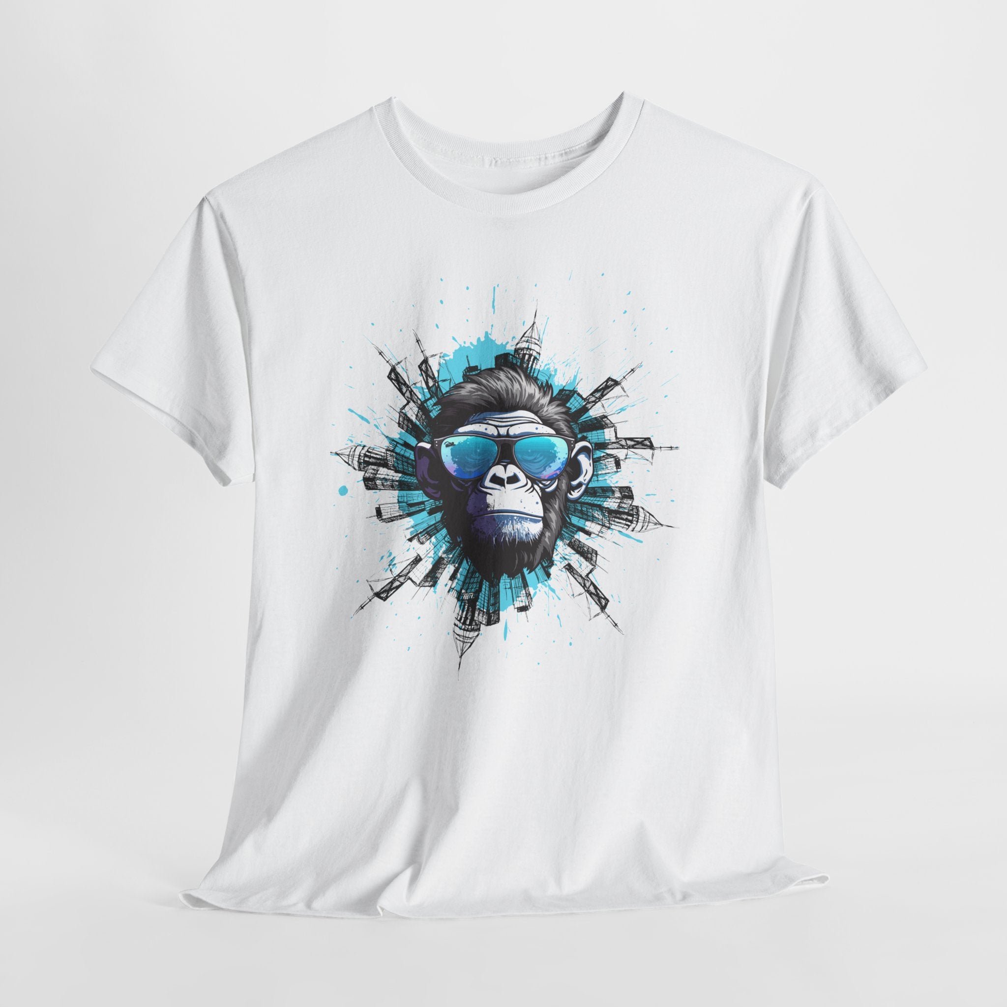 Cool Monkey Graphic Tee - Funny Gift for Animal Lovers
