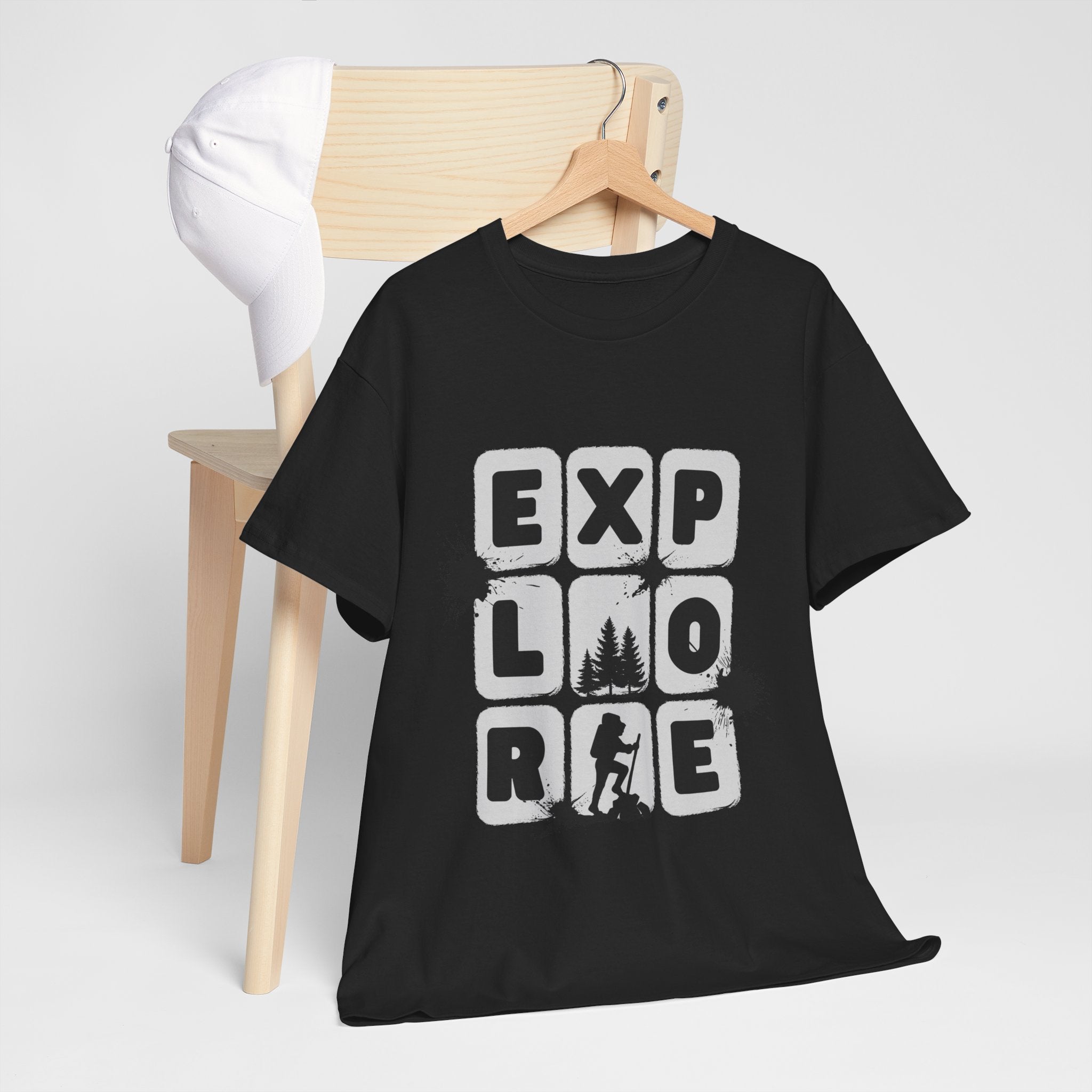 Explore Unisex Heavy Cotton Tee - Adventure Shirt