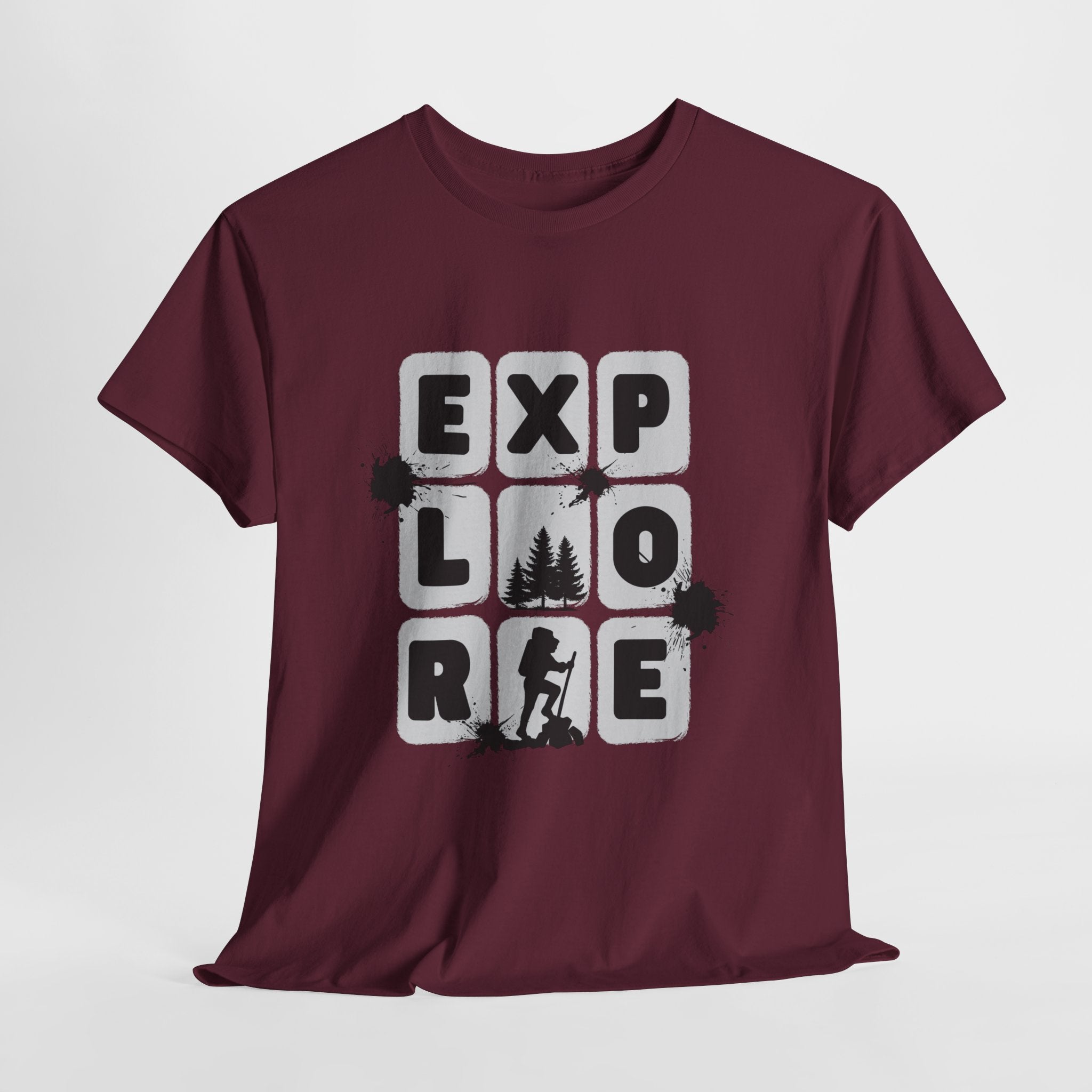 Explore Unisex Heavy Cotton Tee - Adventure Shirt
