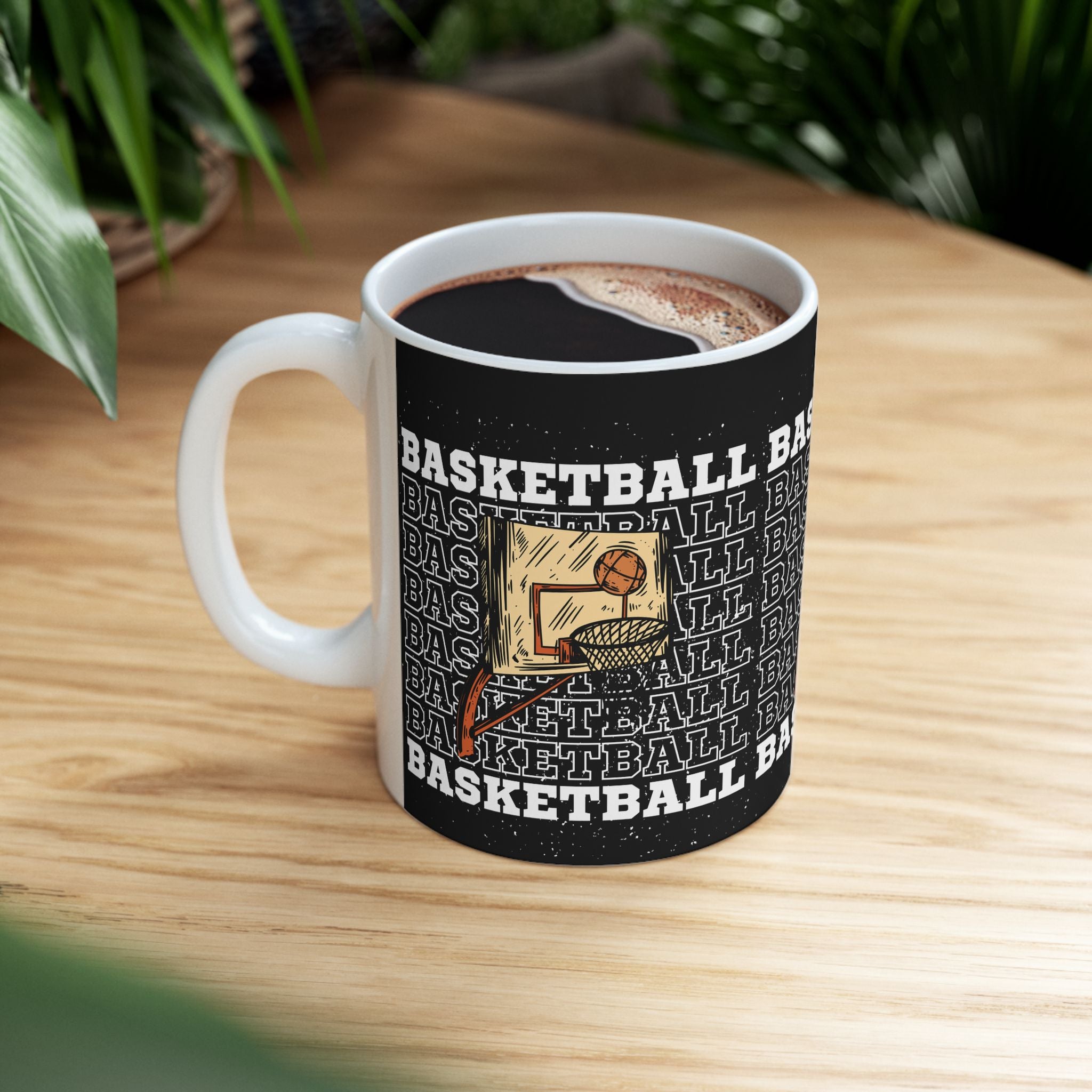 Basketball Ceramic Mug for Sports Lovers