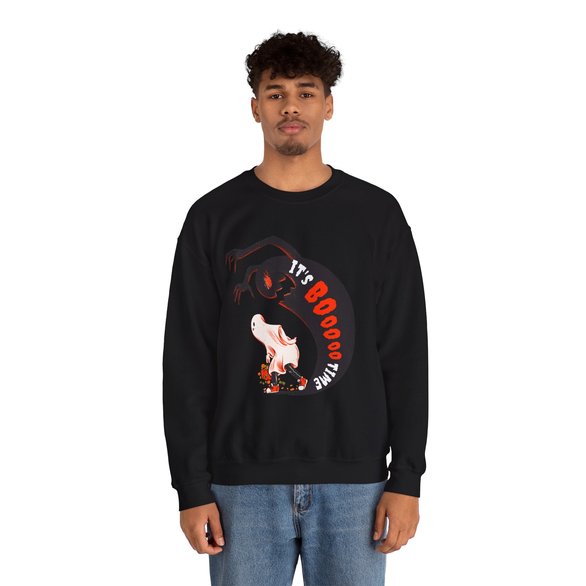 Spooky Crewneck Sweatshirt, Halloween Sweatshirt