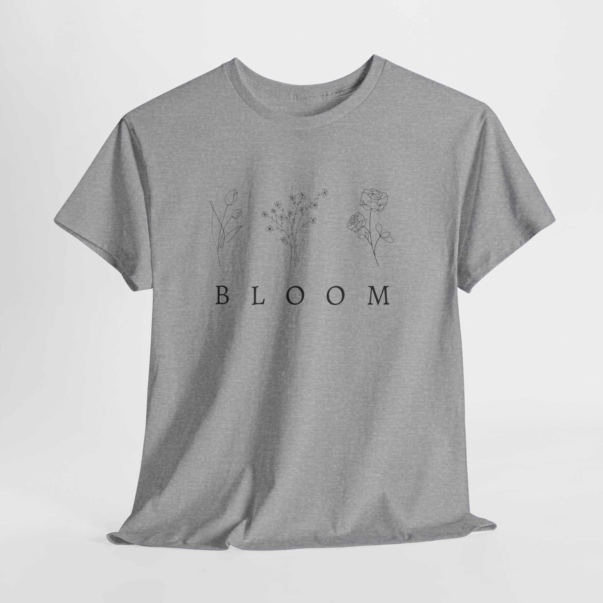 Bloom Unisex Heavy Cotton Tee, Casual T-Shirt