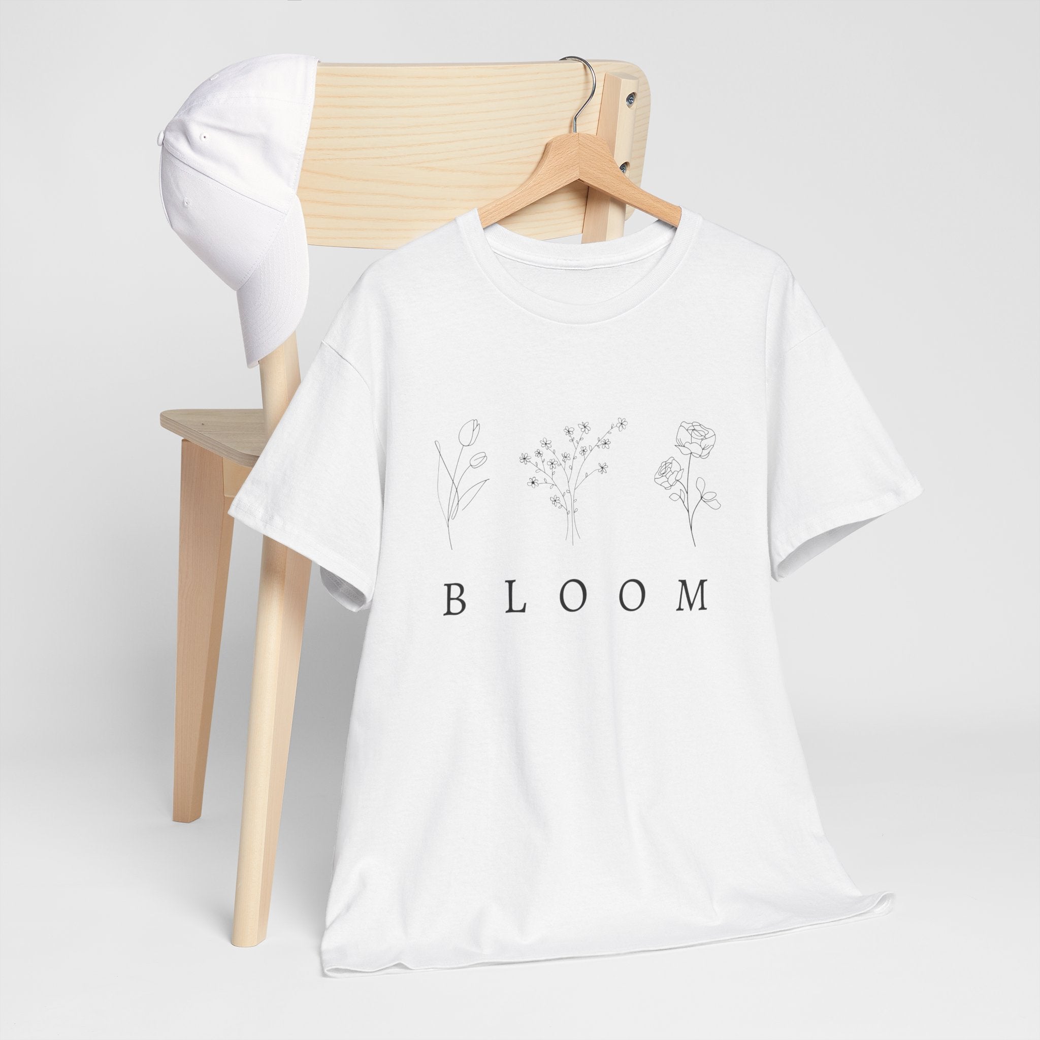 Bloom Unisex Heavy Cotton Tee, Casual T-Shirt