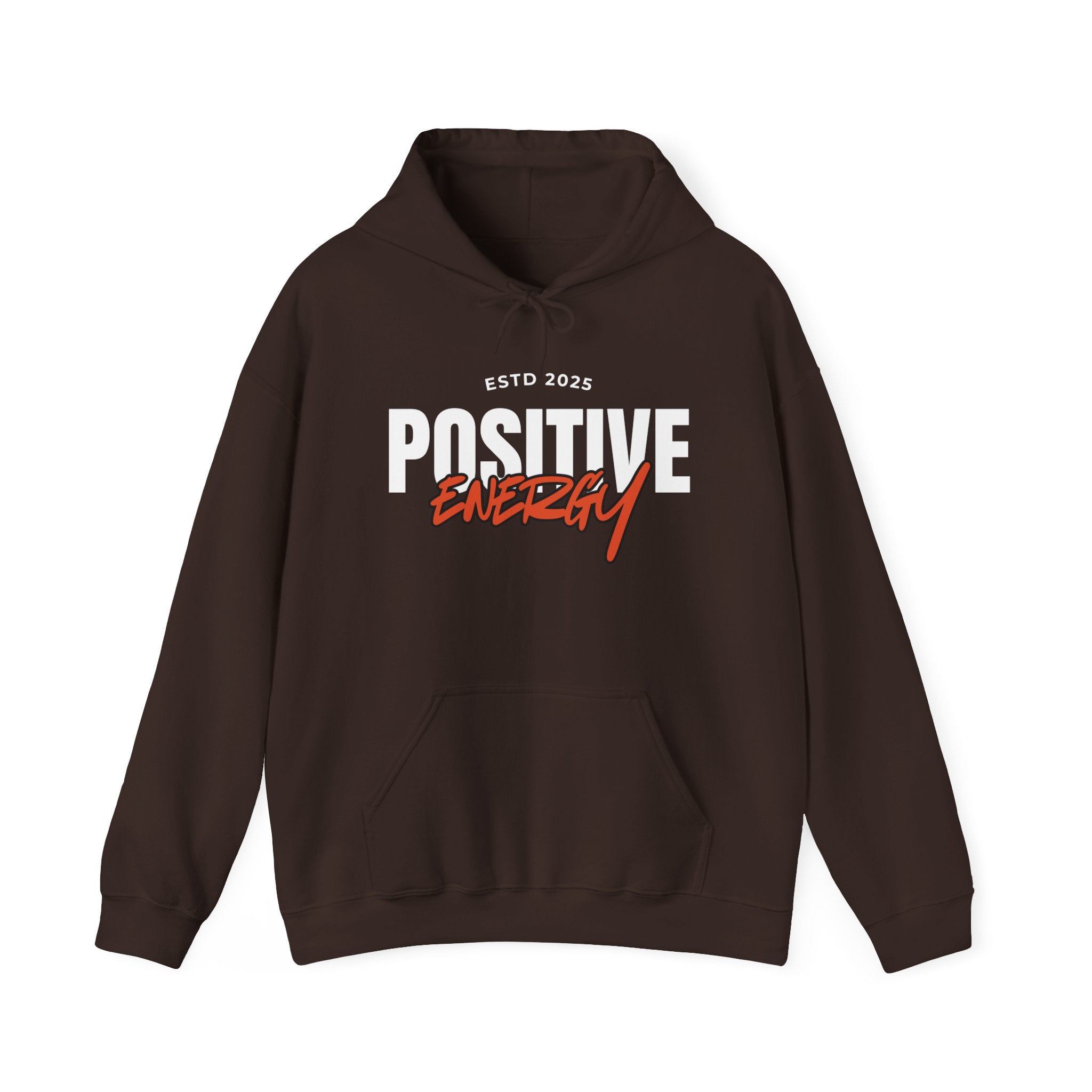 Positive Energy Hoodie - Unisex Heavy Blend Sweatshirt for Comfort