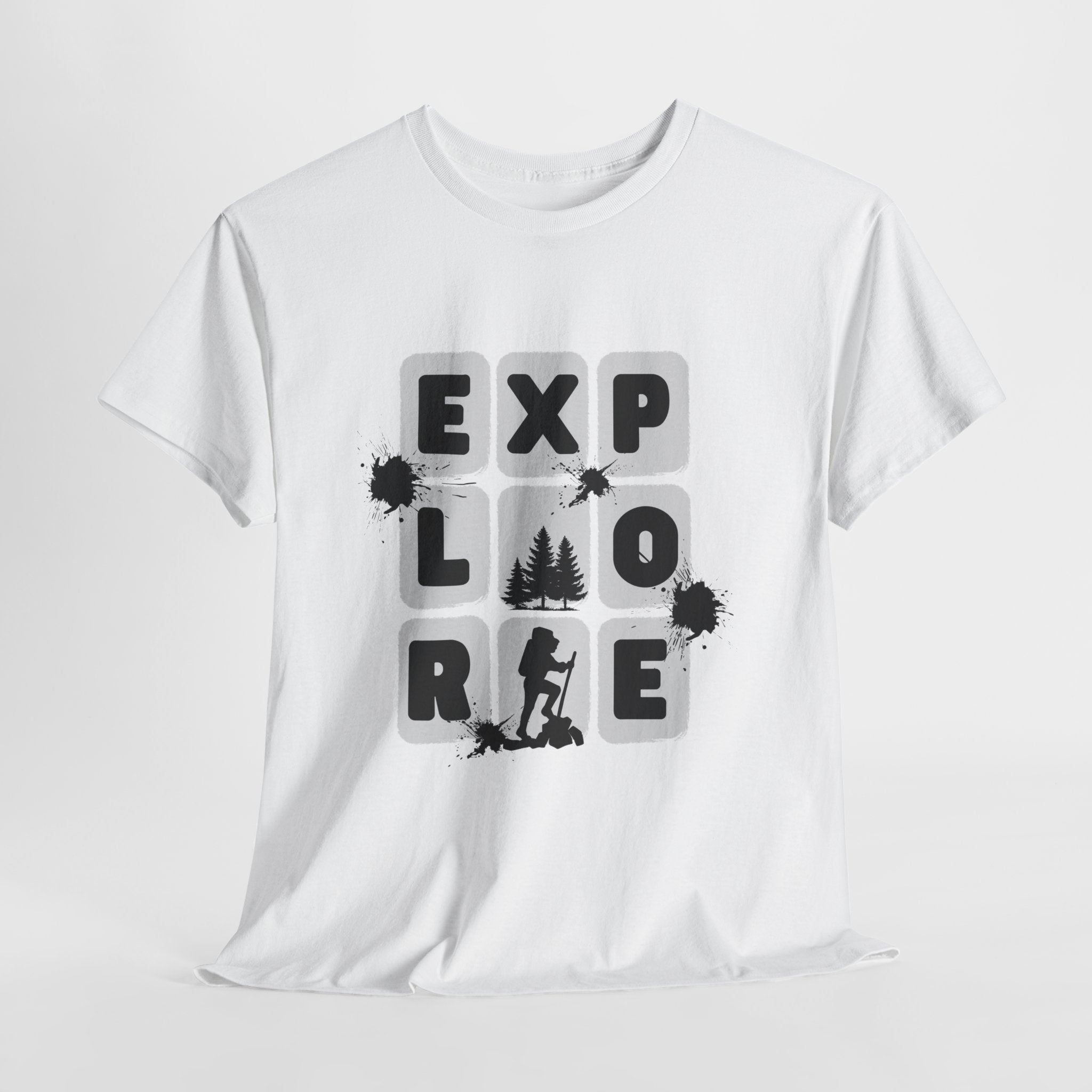 Explore Unisex Heavy Cotton Tee - Adventure Shirt