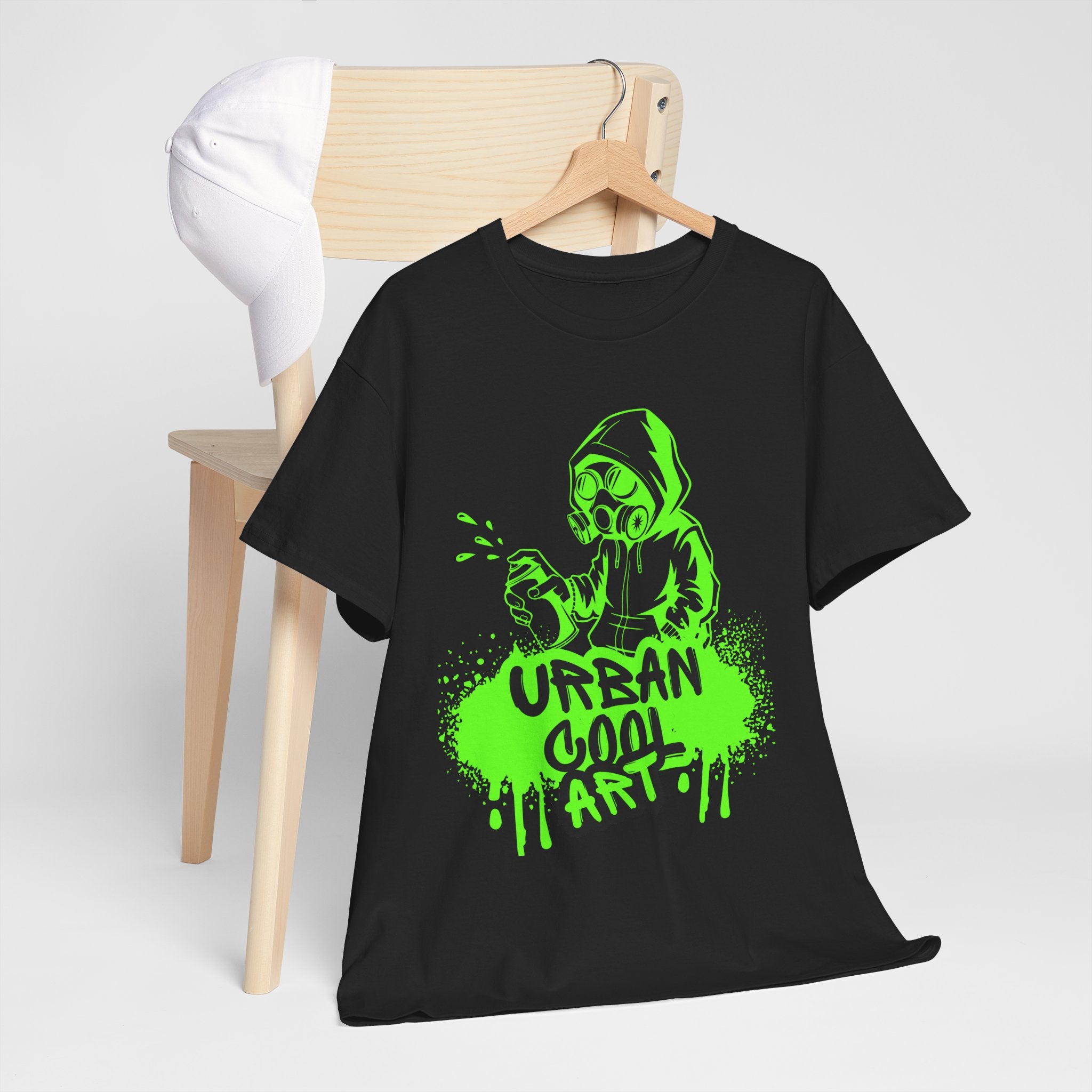 Urban Cool Art Unisex Heavy Cotton Tee | Streetwear, Graffiti Style
