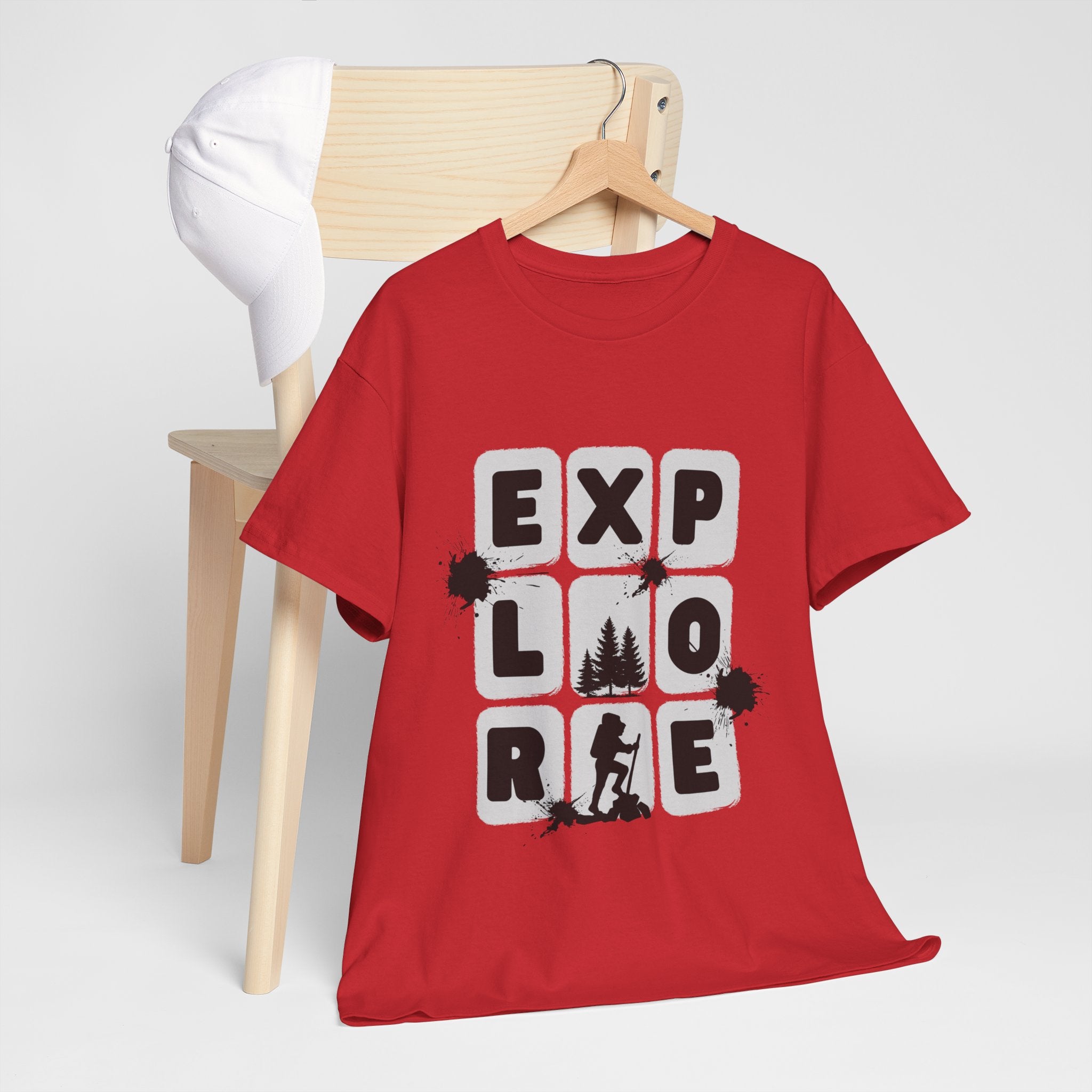 Explore Unisex Heavy Cotton Tee - Adventure Shirt