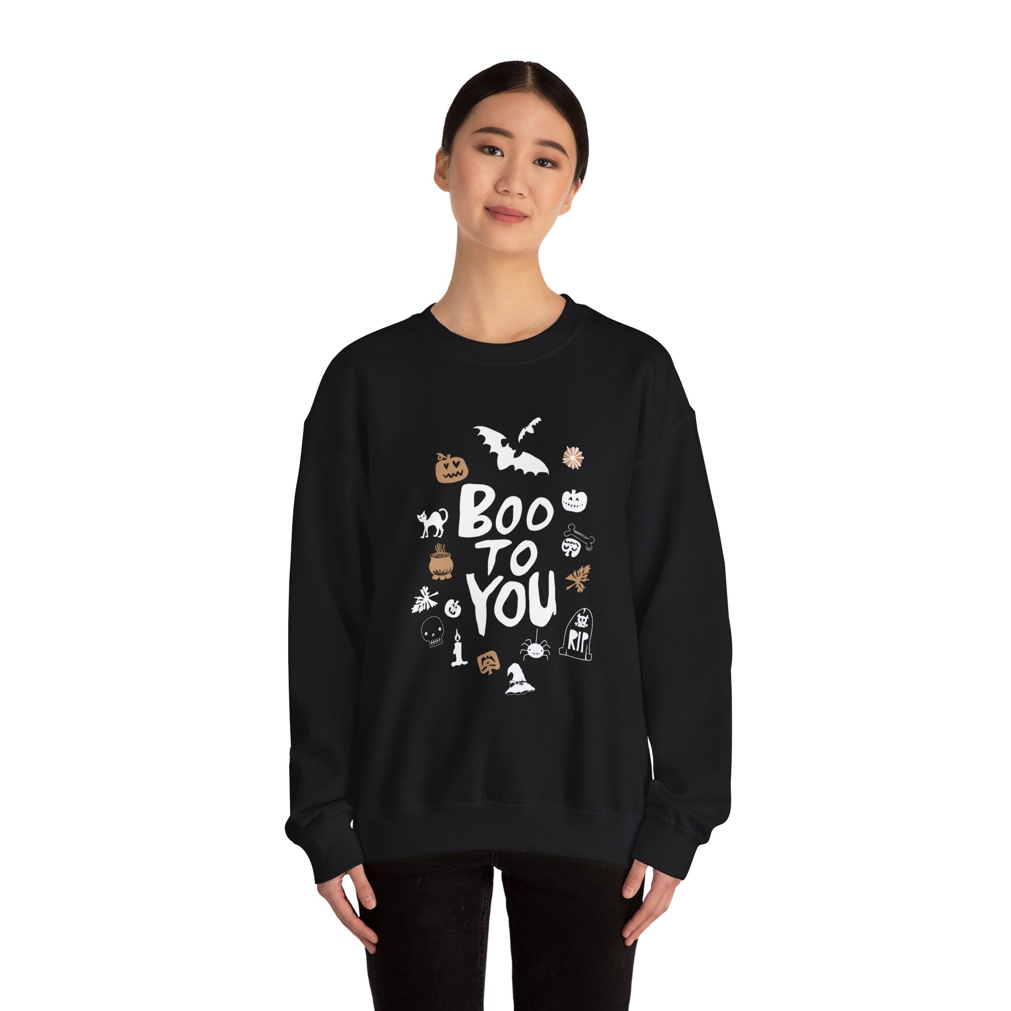 Halloween Boo to You Unisex Crewneck Sweatshirt Fall Apparel