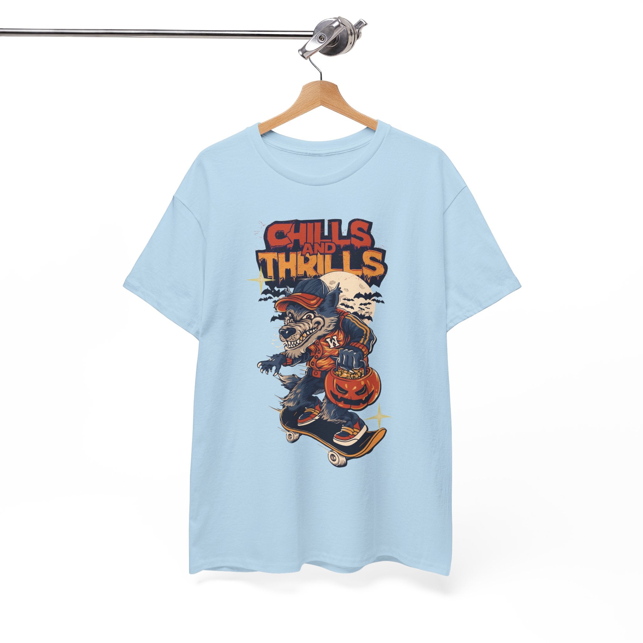 Spooky Skateboard Tee - Chills and Thrills