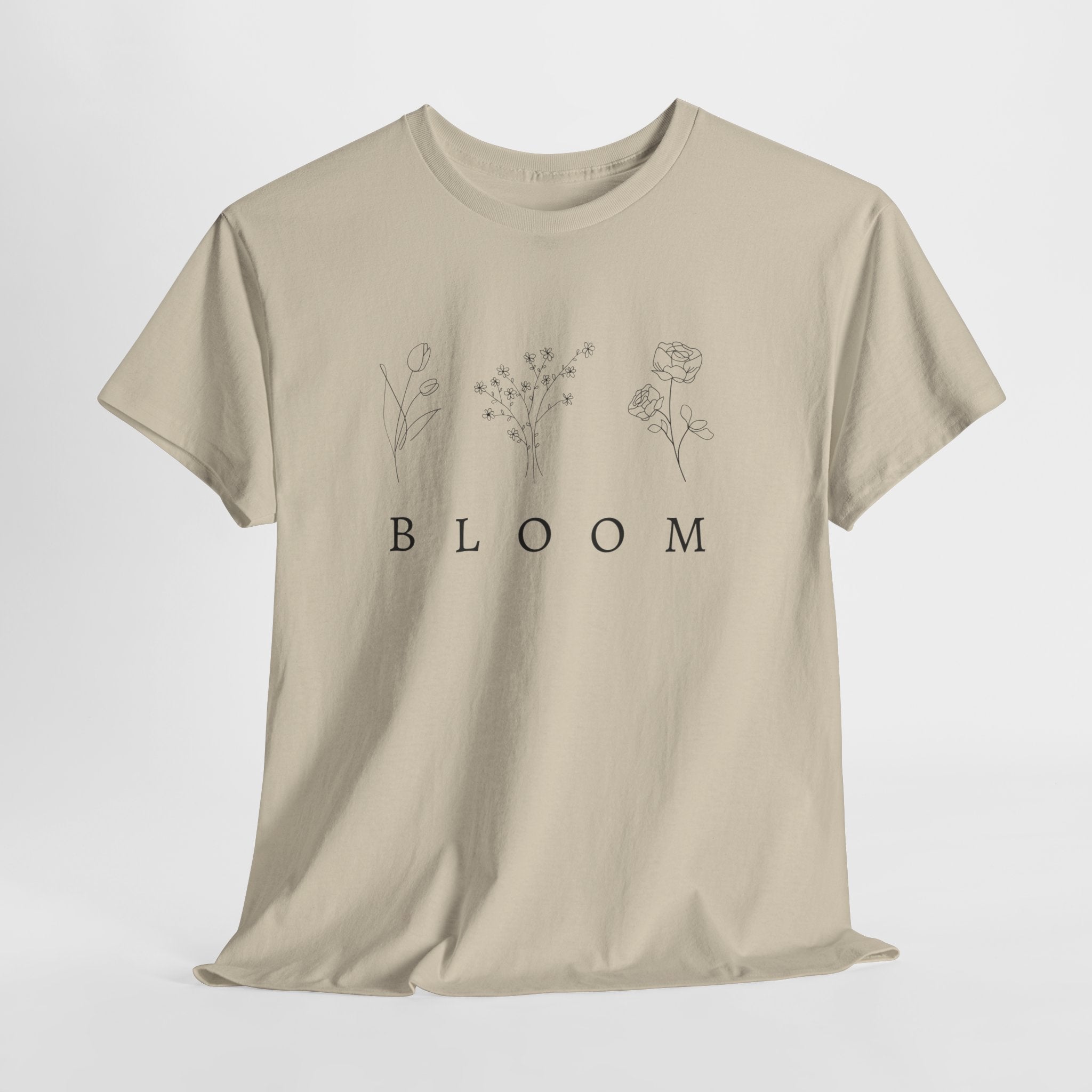 Bloom Unisex Heavy Cotton Tee, Casual T-Shirt