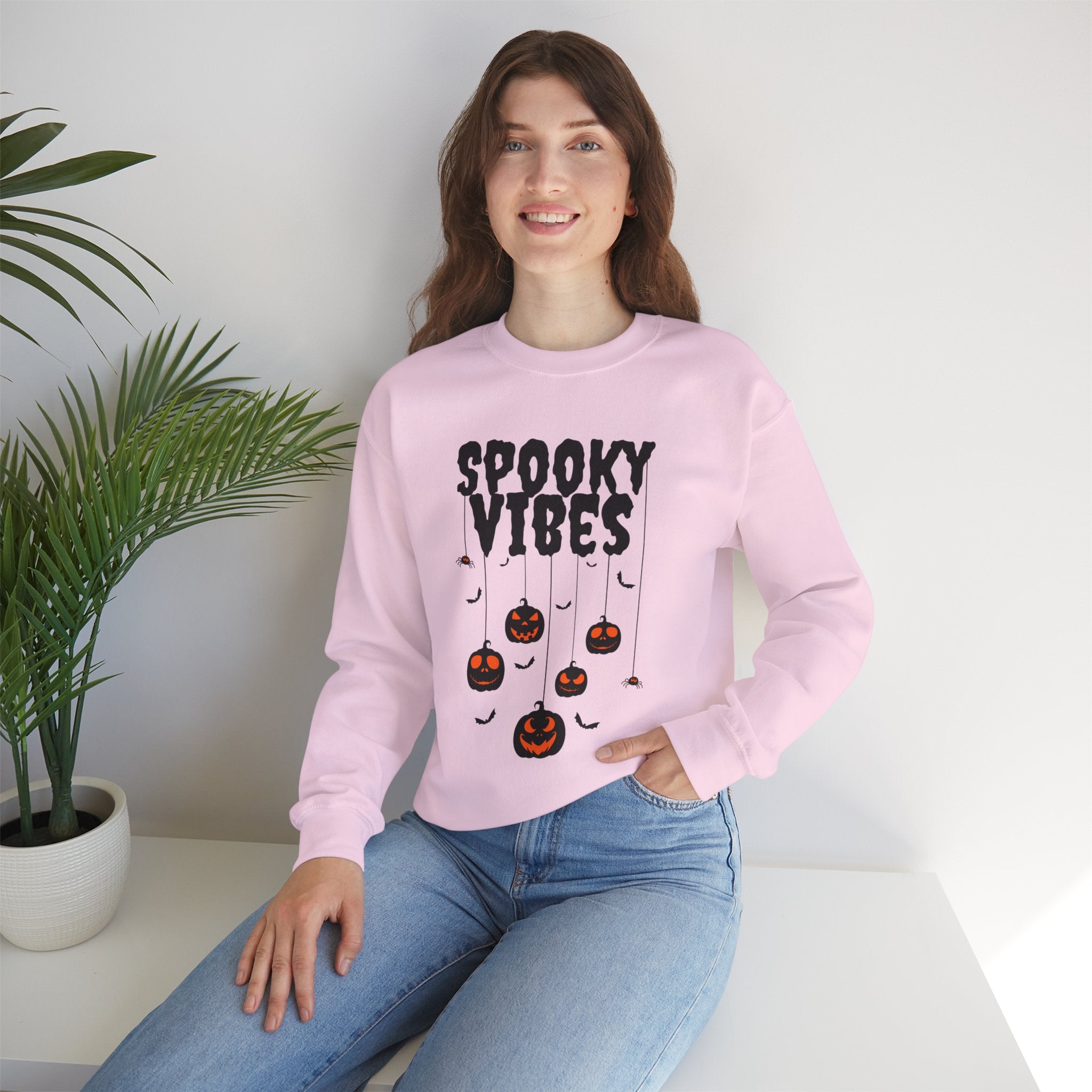 Spooky Vibes Sweatshirt | Halloween Crewneck