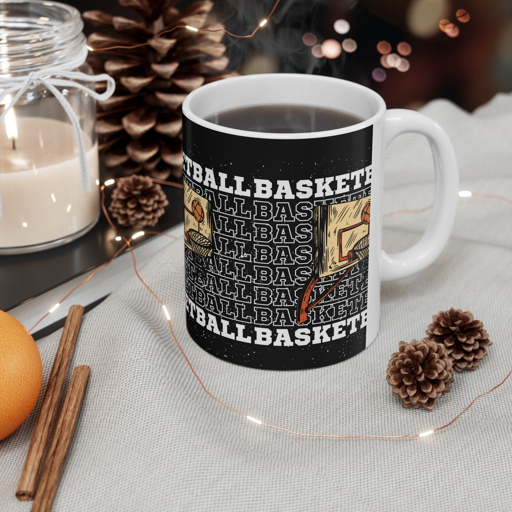 Basketball Ceramic Mug for Sports Lovers