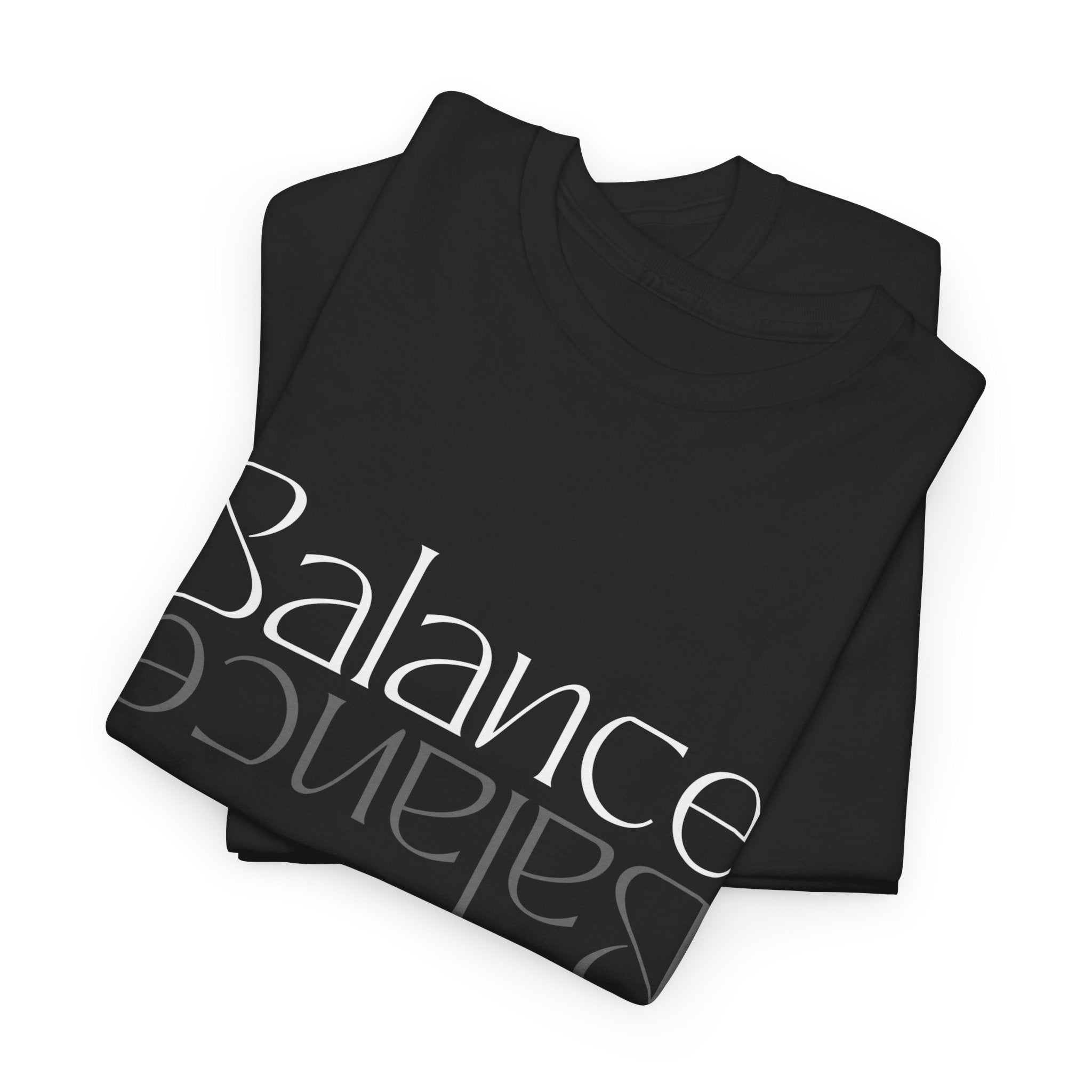 Stylish Unisex Tee with Balance Design, Casual Wear, Yoga Shirt