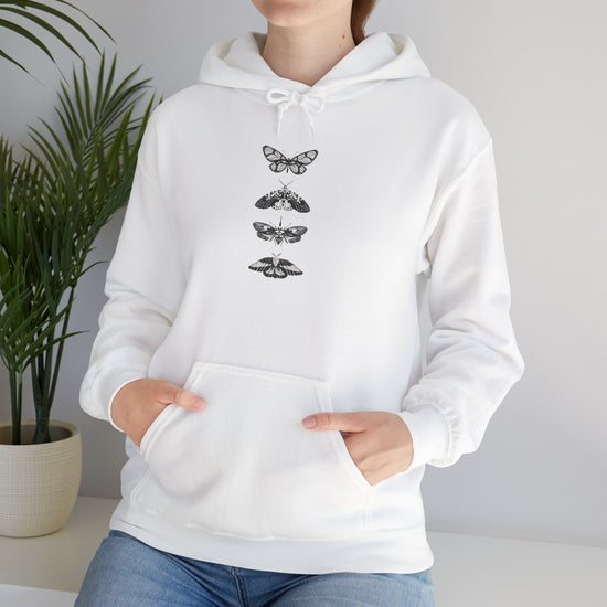Vintage-Inspired Butterfly Sweatshirt, Cozy Hoodie