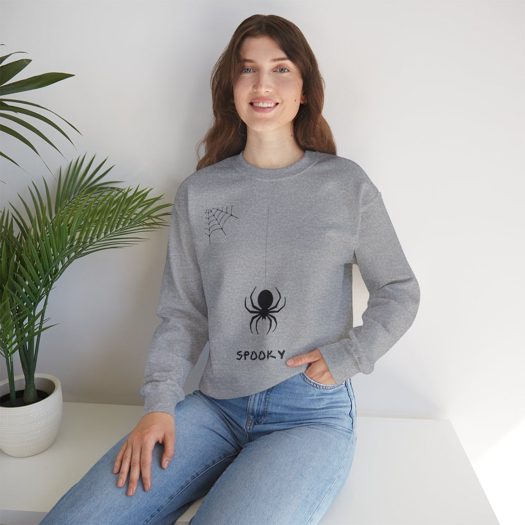 Spooky Spider Crewneck Sweatshirt | Halloween Gift
