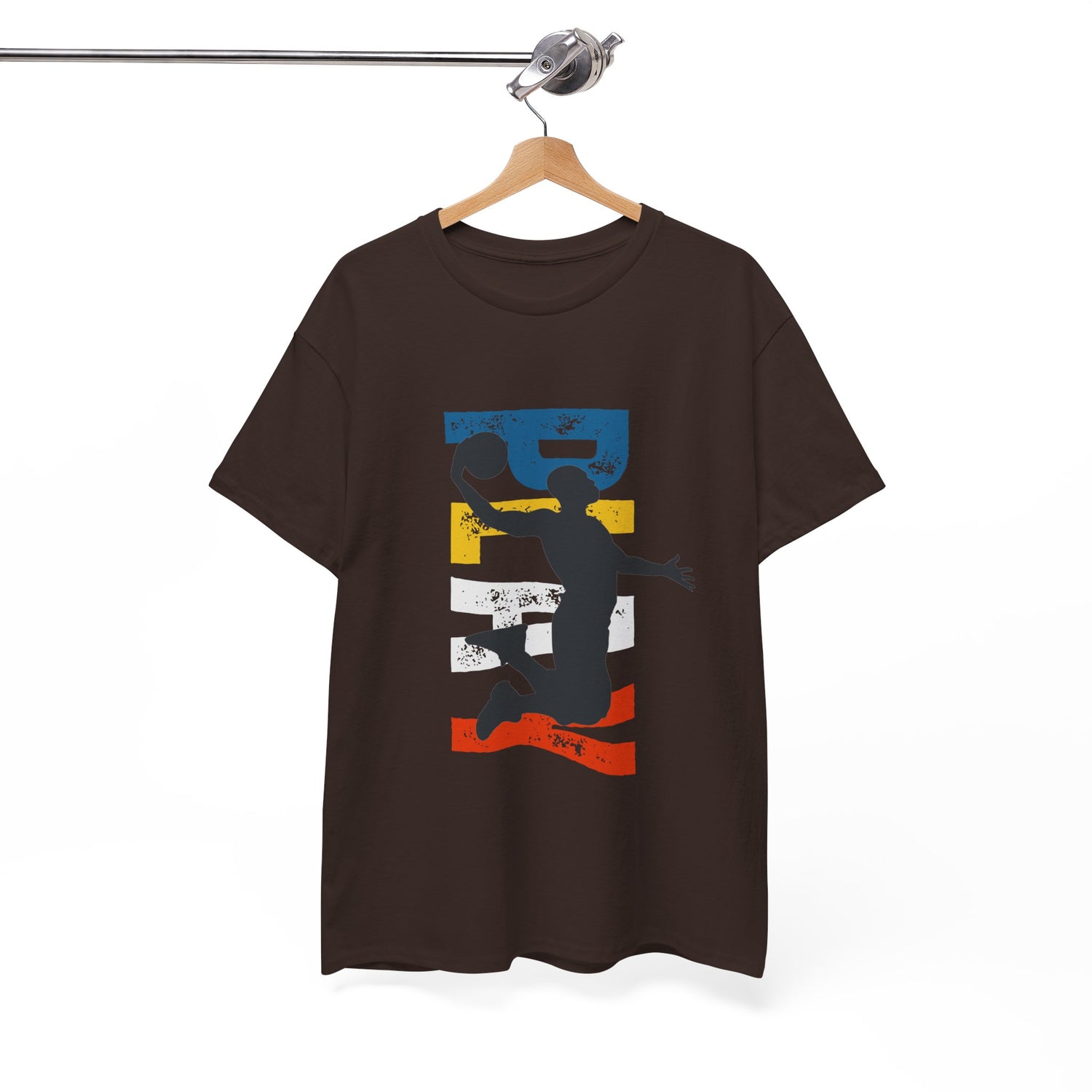 Basketball Vintage Graphic Tee, Sports Fan T-Shirt