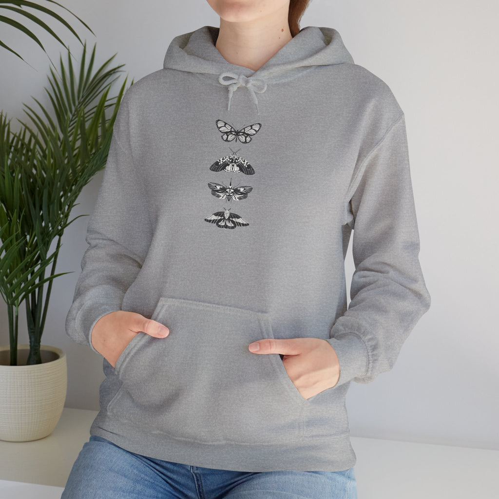 Vintage-Inspired Butterfly Sweatshirt, Cozy Hoodie