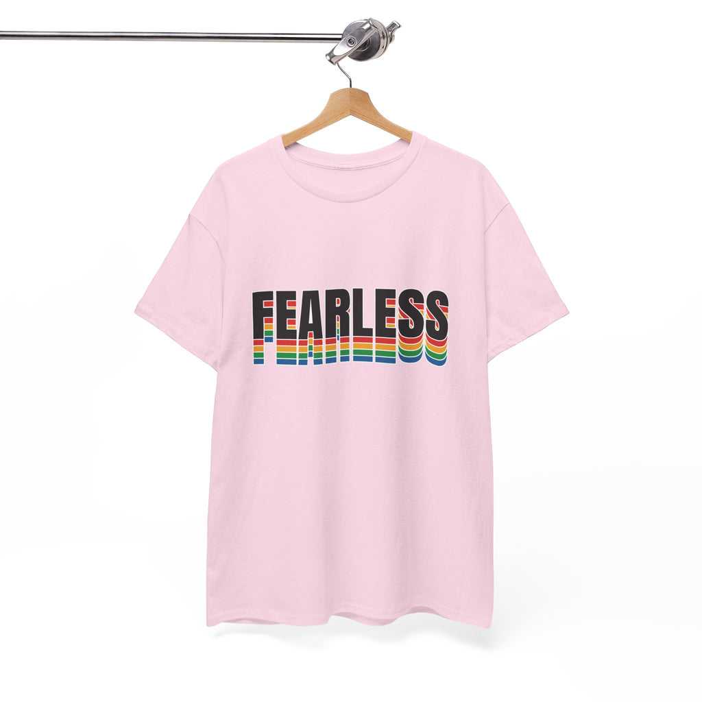 Fearless Unisex Heavy Cotton Tee - Motivational Graphic Shirt