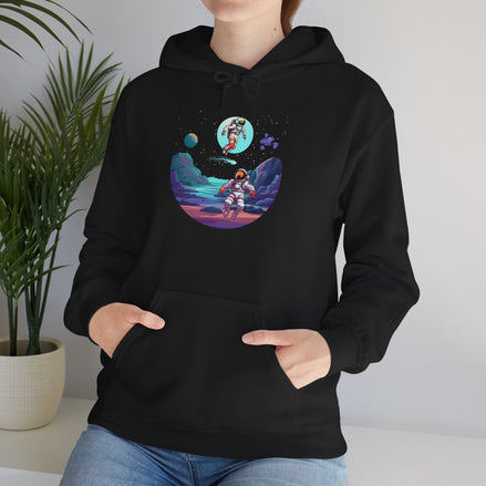 Cosmic Adventure Hoodie, Unisex Sweatshirt, Space Theme, Casual Fashion