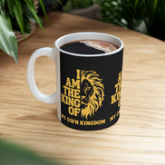 Majestic Lion Mug - I Am The King Of My Own Kingdom