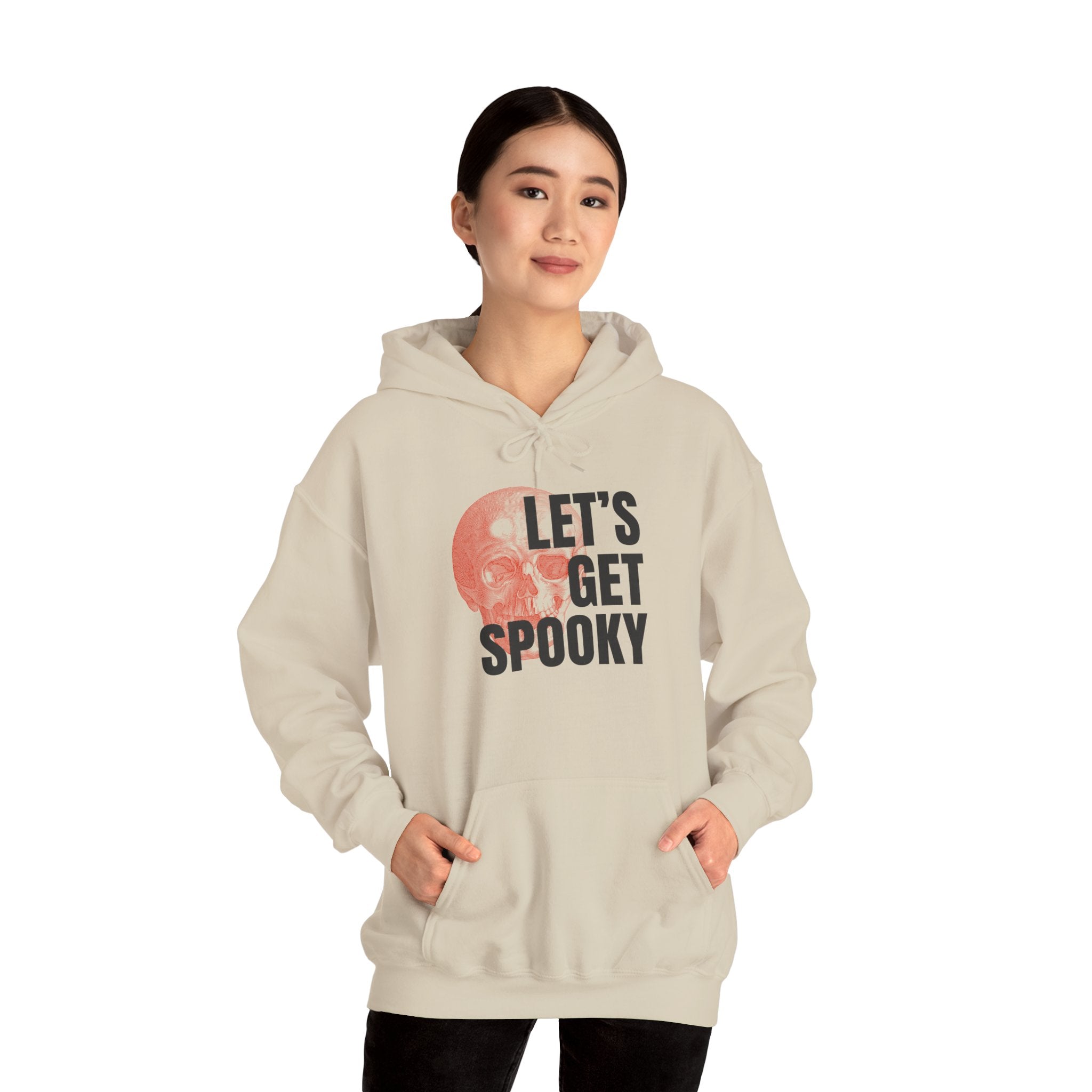 Unisex Spooky Hoodie, Halloween Sweatshirt, Cute Fall Apparel